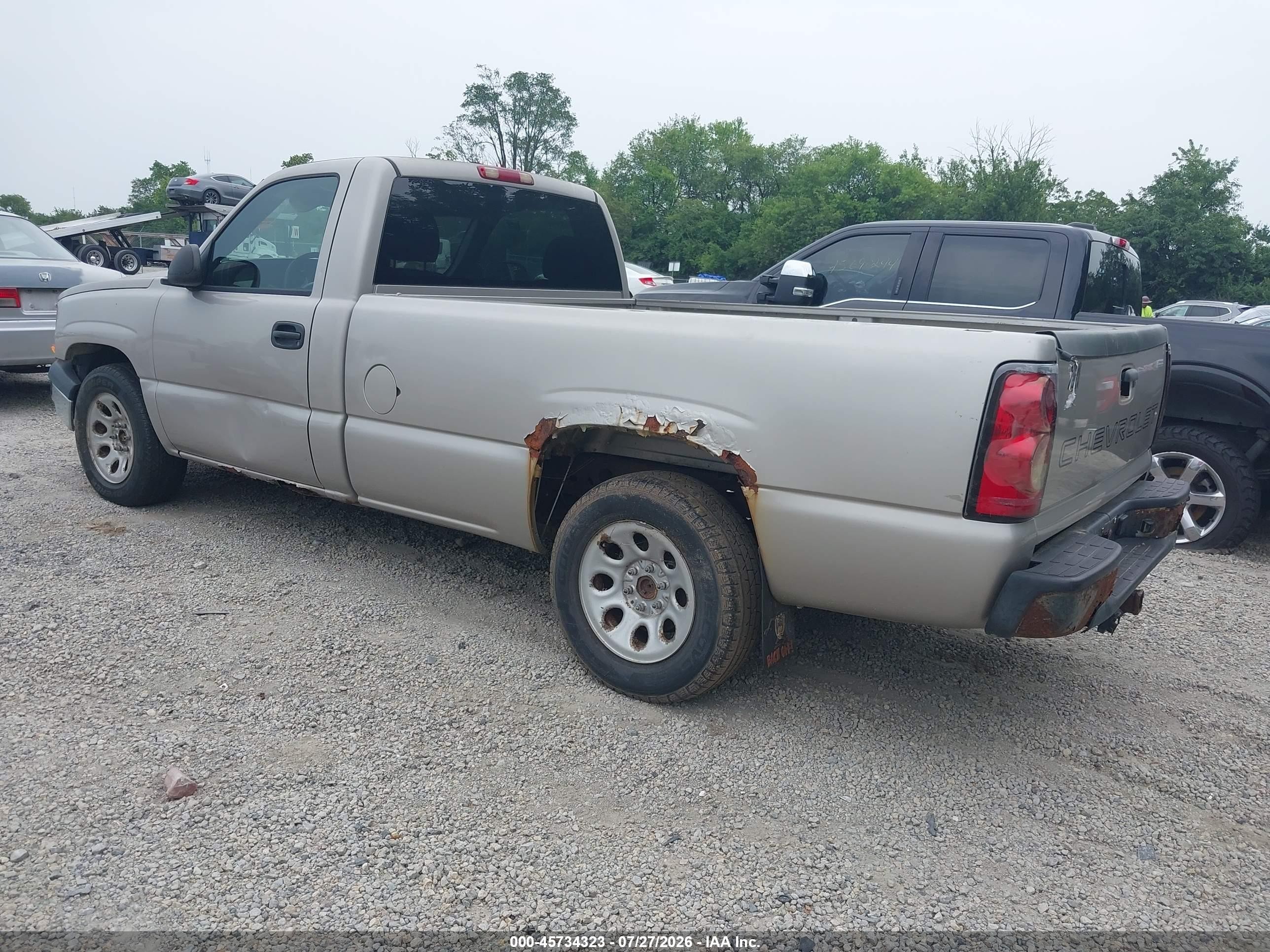 2006 Chevrolet Silverado 1500 Work Truck Tan vin: 1GCEC14X36Z147539