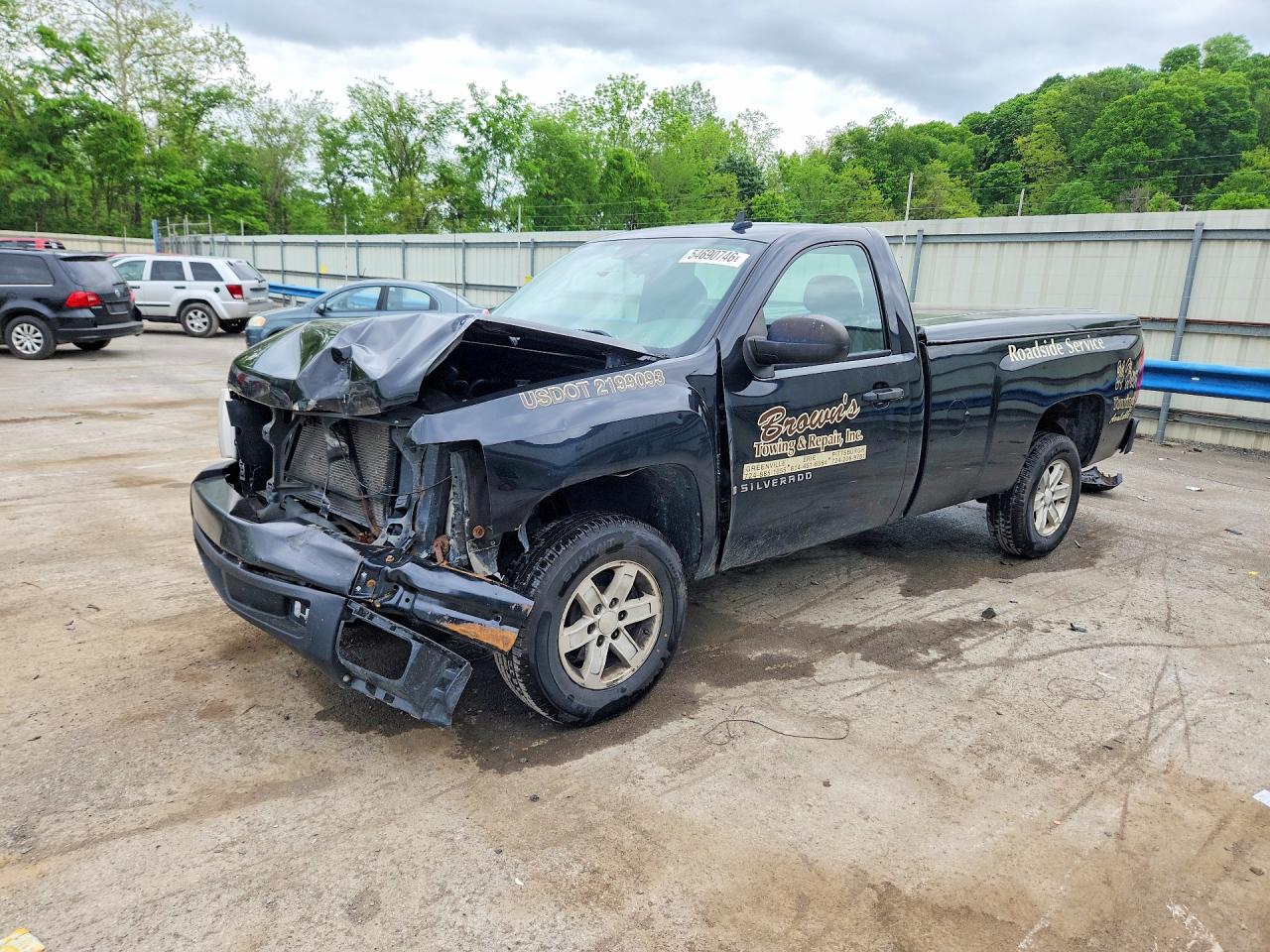 2008 Chevrolet Silverado C1500 Black vin: 1GCEC14X38Z185839