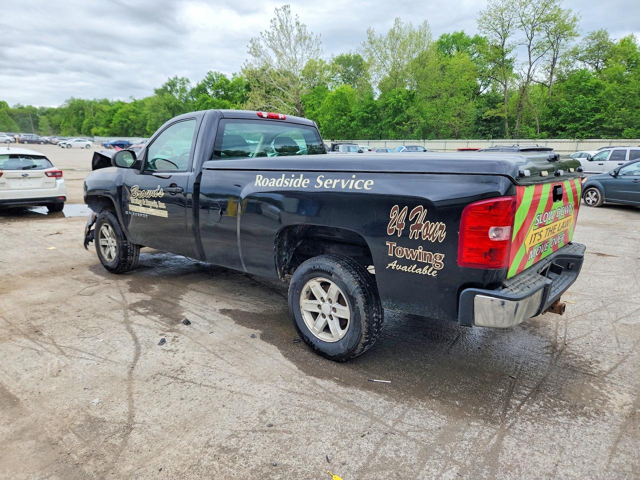 2008 Chevrolet Silverado C1500 Black vin: 1GCEC14X38Z185839