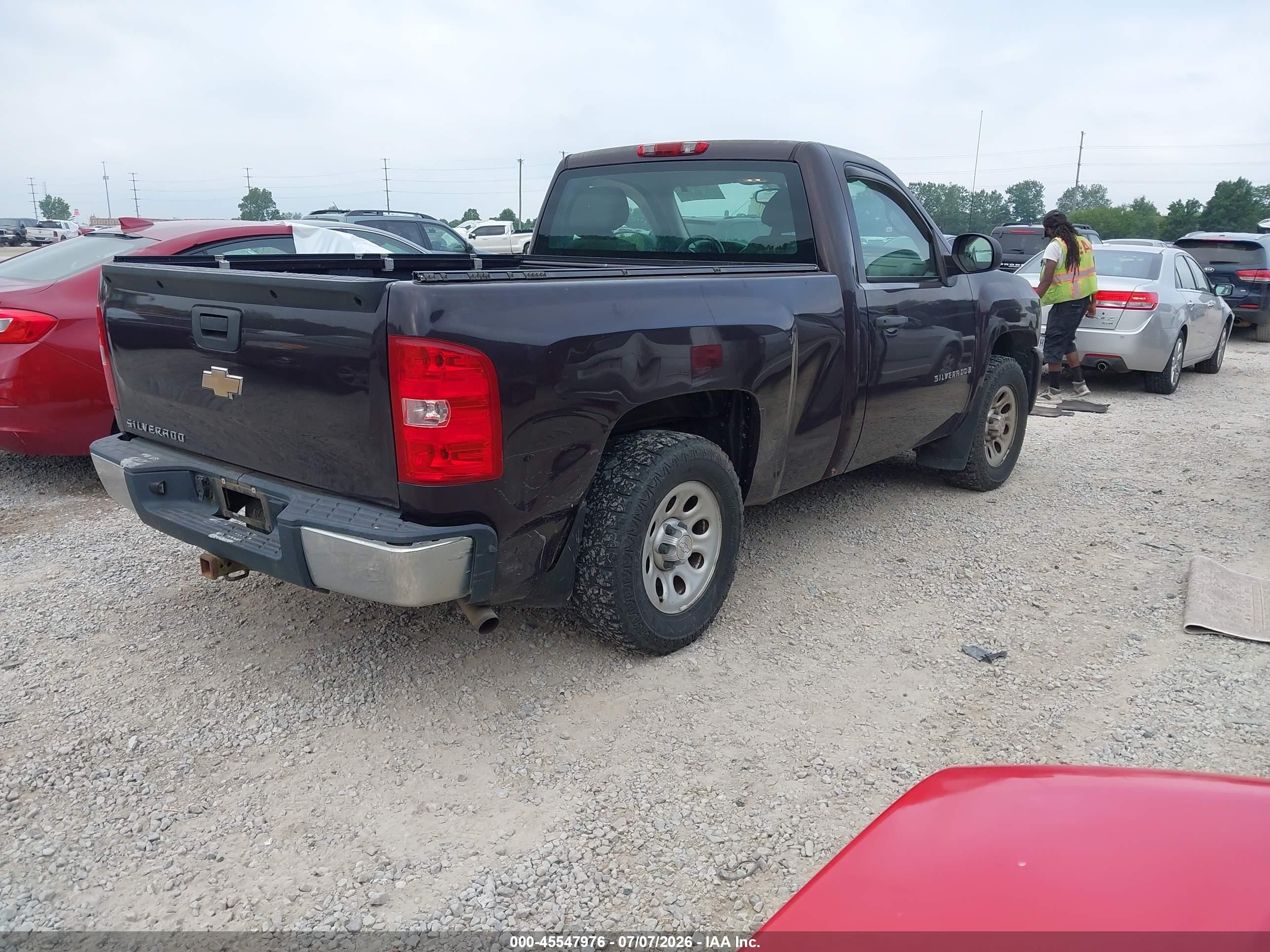 2009 Chevrolet Silverado 1500 Work Truck Purple vin: 1GCEC14X39Z115453