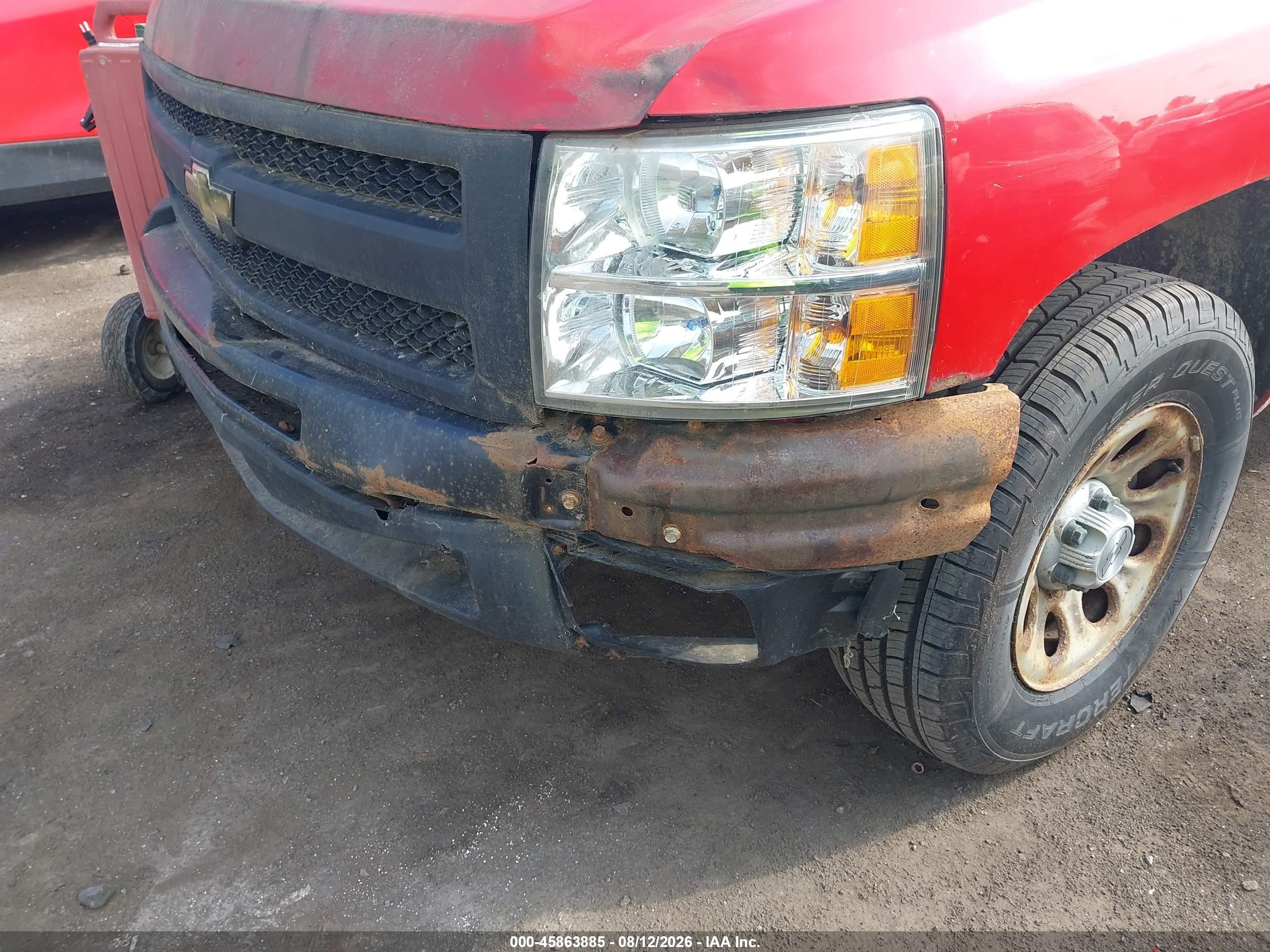 2009 Chevrolet Silverado 1500 Work Truck Красный vin: 1GCEC14X39Z147285