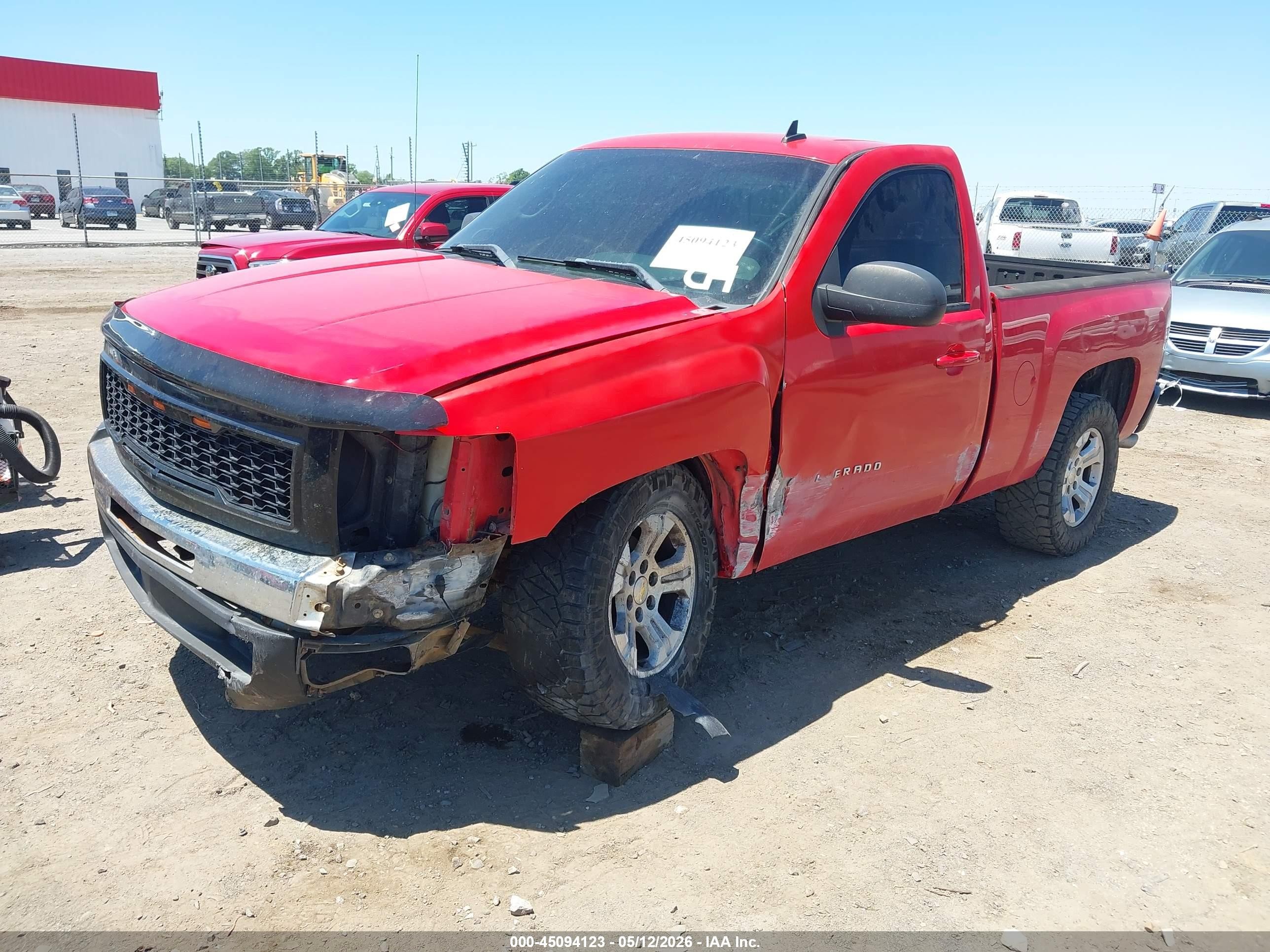 2009 Chevrolet Silverado 1500 Work Truck Red vin: 1GCEC14X39Z147979