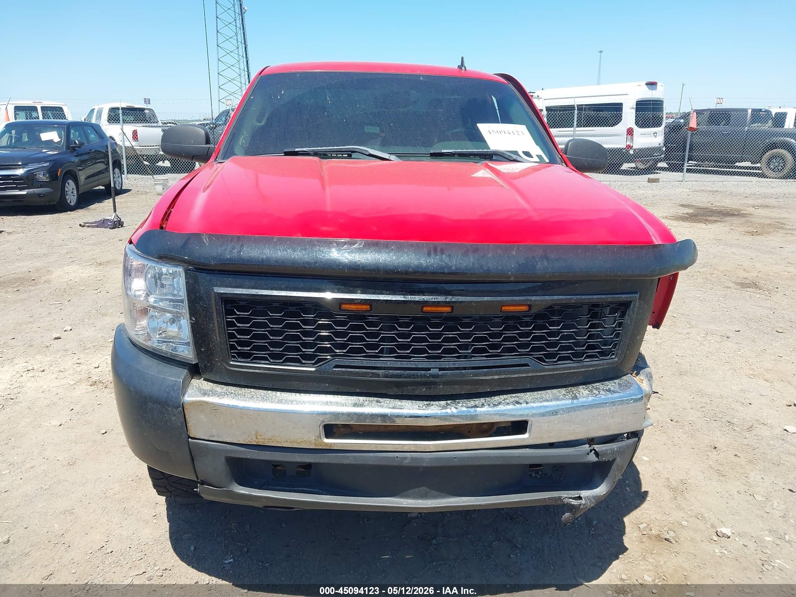 2009 Chevrolet Silverado 1500 Work Truck Red vin: 1GCEC14X39Z147979