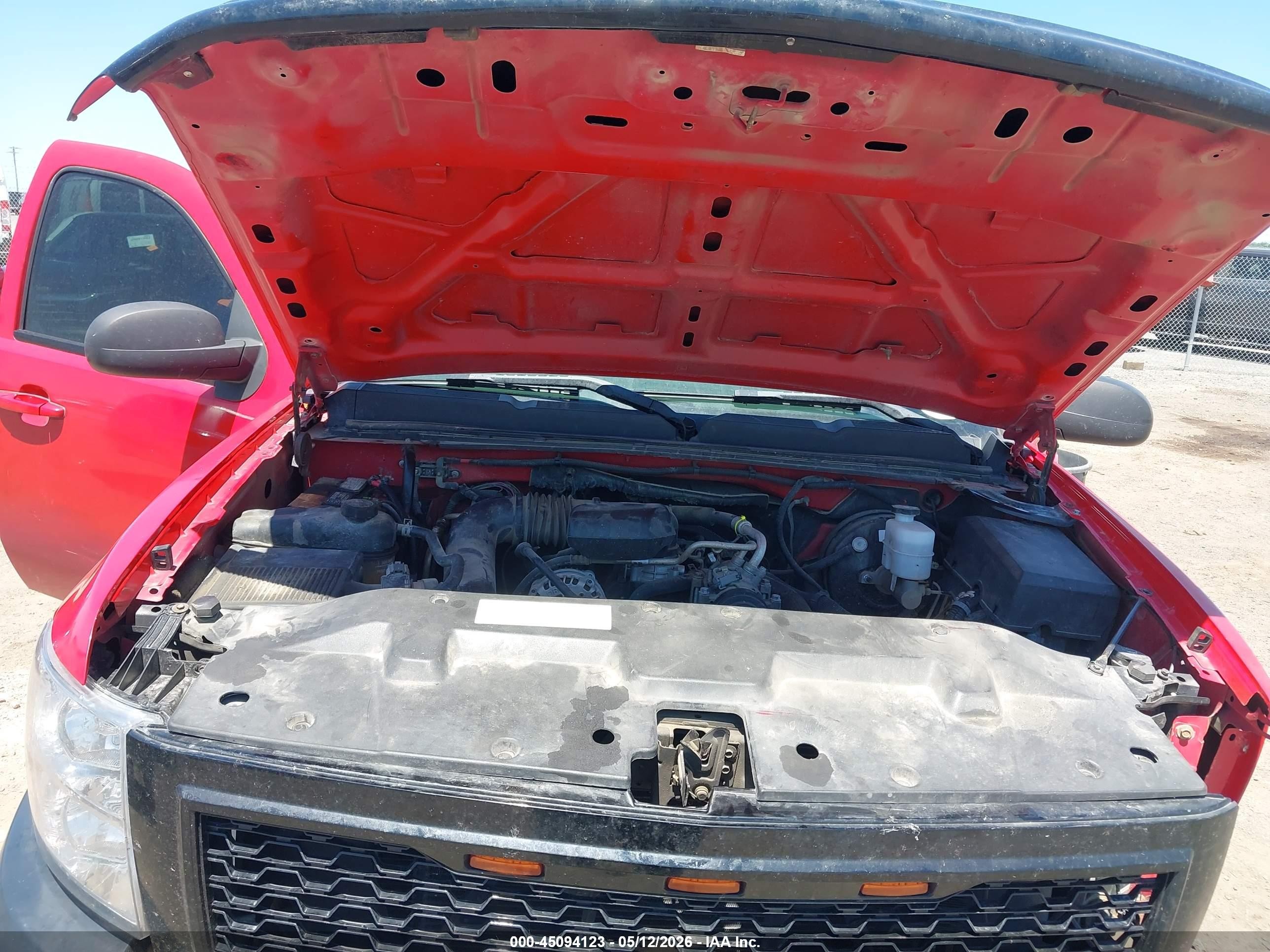 2009 Chevrolet Silverado 1500 Work Truck Red vin: 1GCEC14X39Z147979