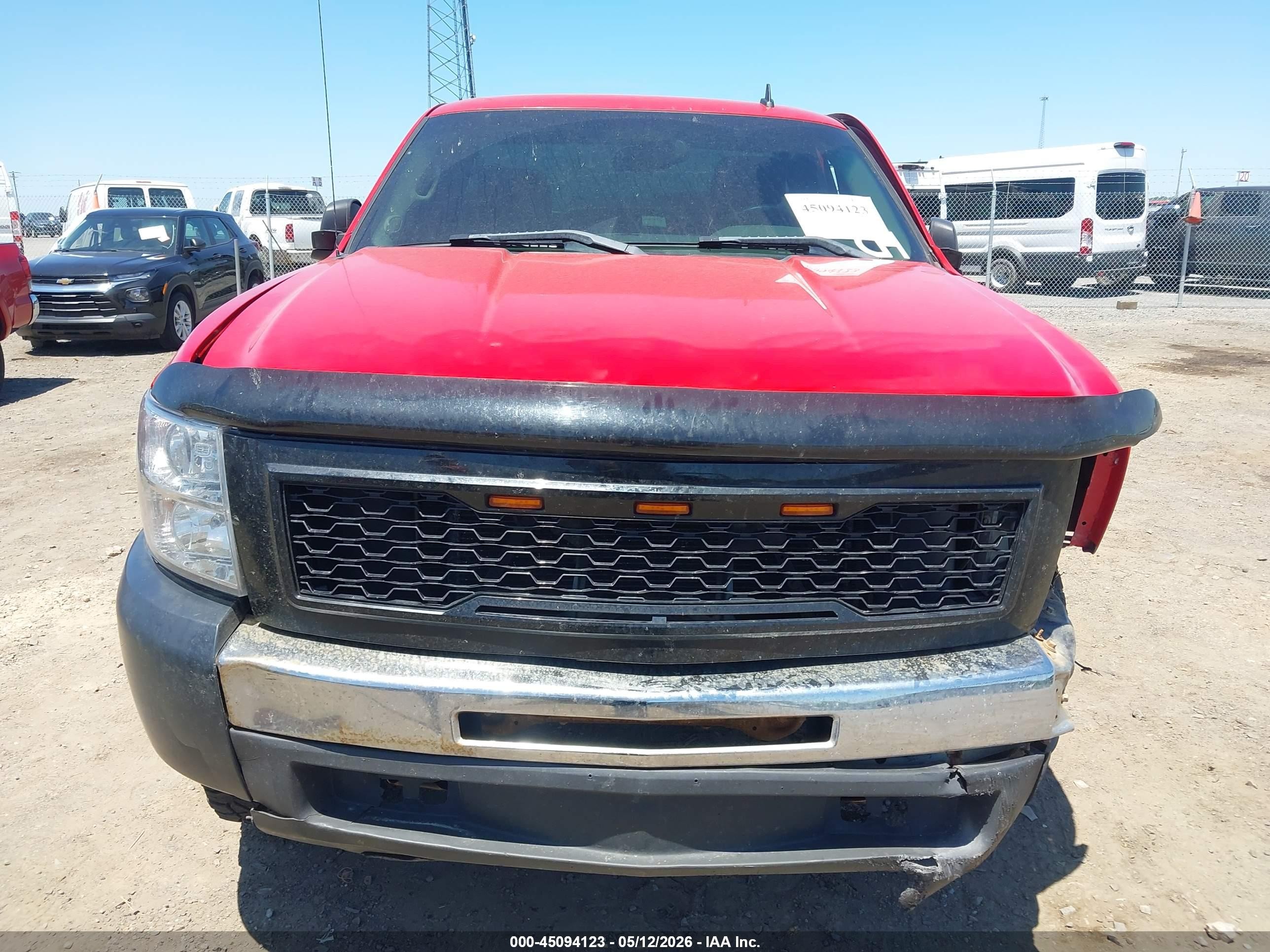 2009 Chevrolet Silverado 1500 Work Truck Red vin: 1GCEC14X39Z147979