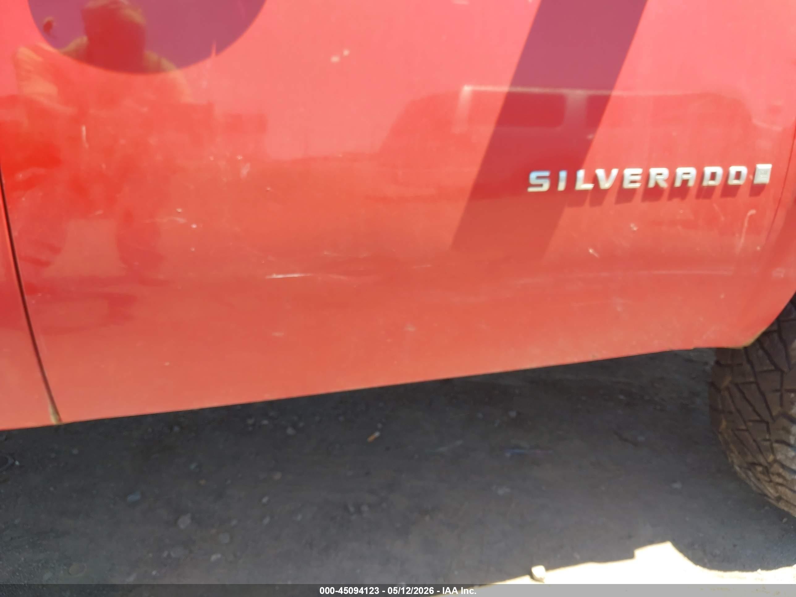 2009 Chevrolet Silverado 1500 Work Truck Red vin: 1GCEC14X39Z147979