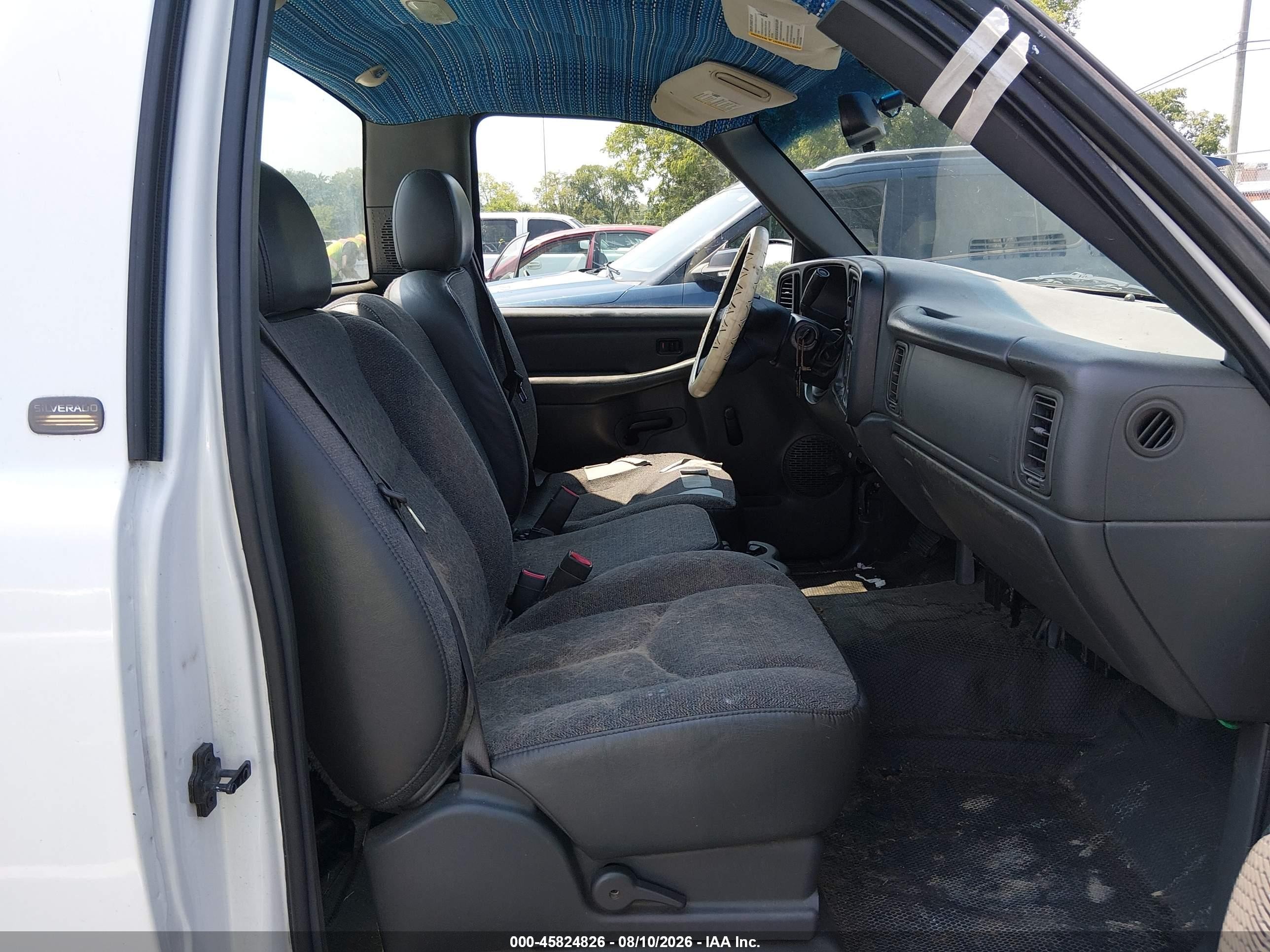 2003 Chevrolet Silverado 1500 Work Truck White vin: 1GCEC14X43Z214869