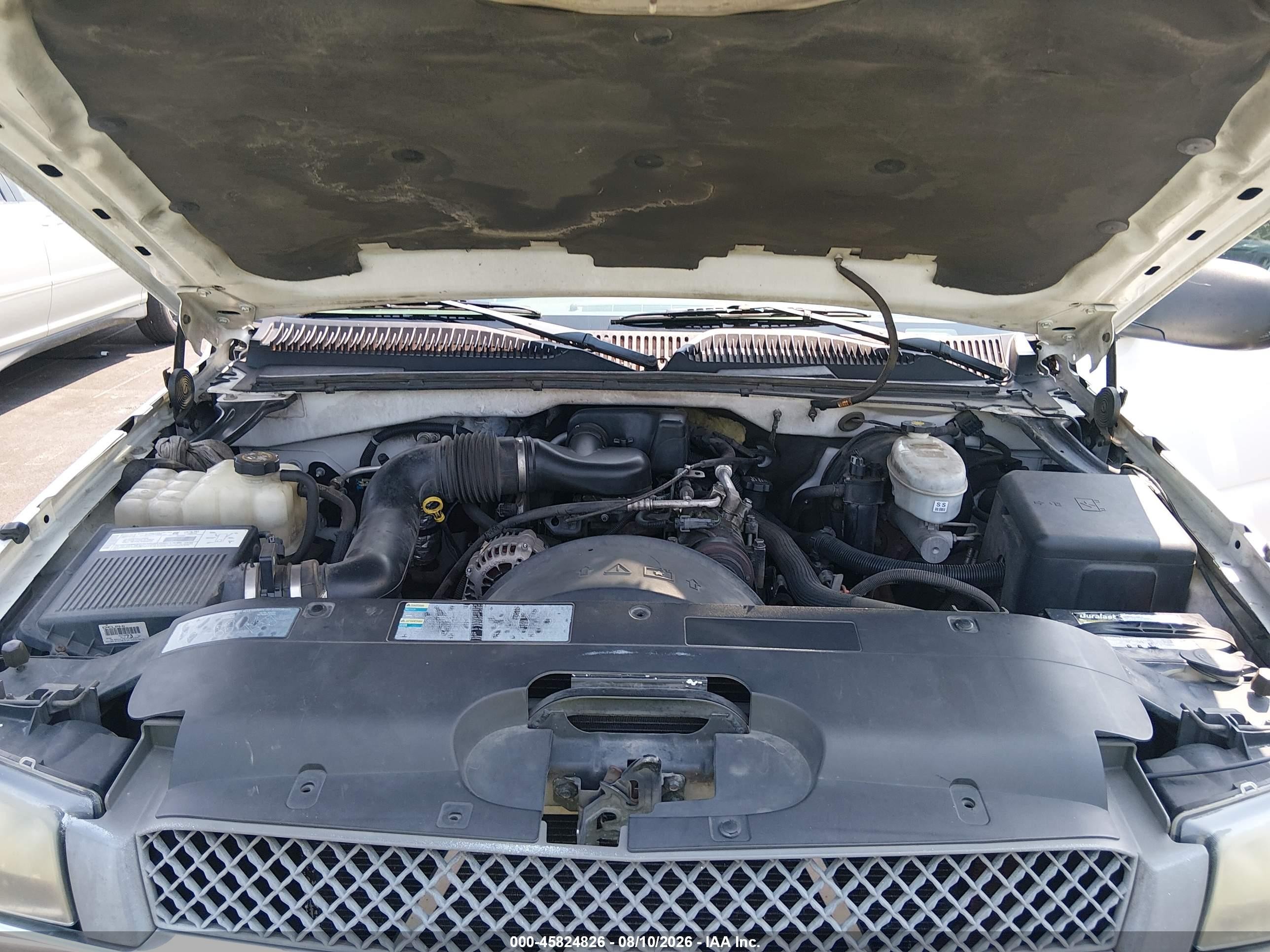 2003 Chevrolet Silverado 1500 Work Truck White vin: 1GCEC14X43Z214869