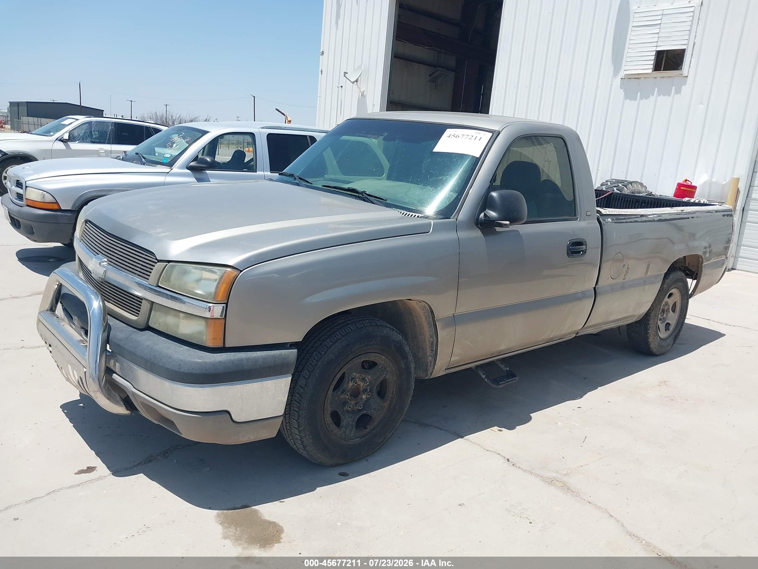 2003 Chevrolet Silverado 1500 Work Truck Brown vin: 1GCEC14X43Z281309