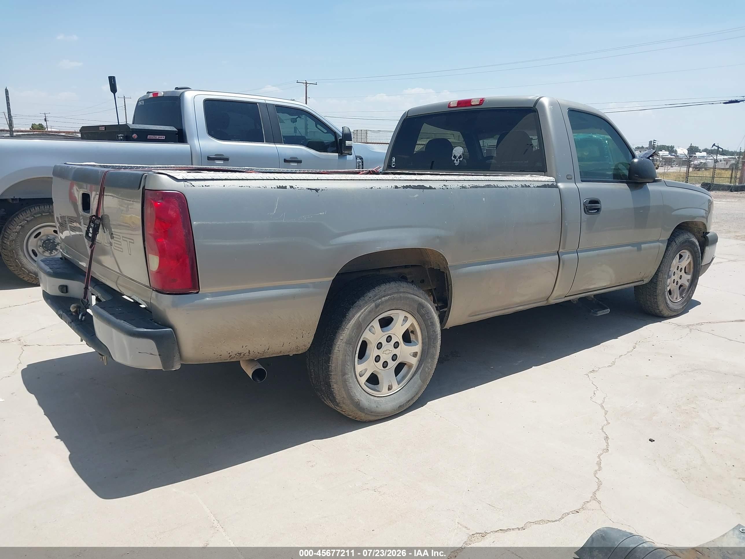 2003 Chevrolet Silverado 1500 Work Truck Brown vin: 1GCEC14X43Z281309