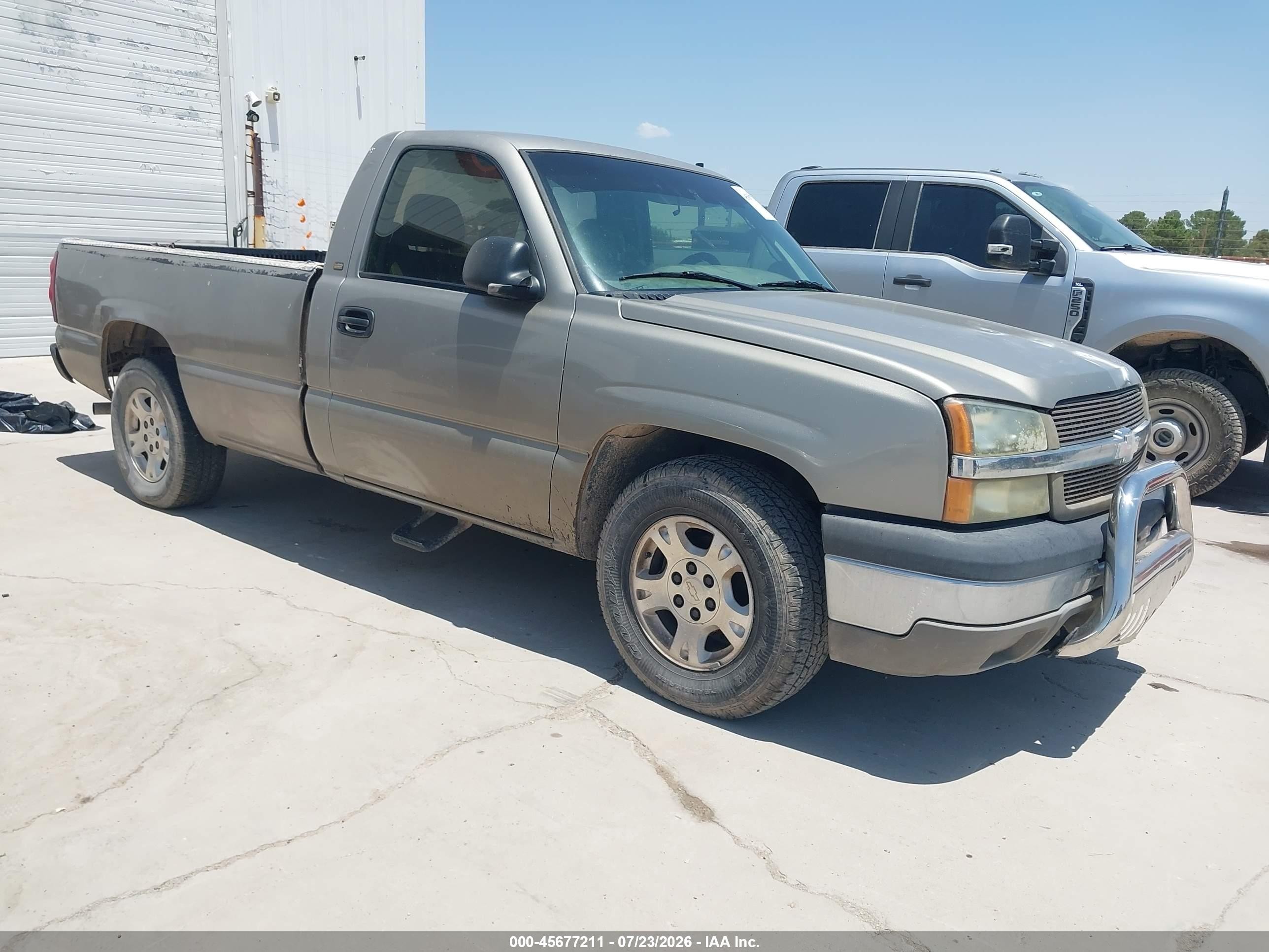 2003 Chevrolet Silverado 1500 Work Truck Brown vin: 1GCEC14X43Z281309