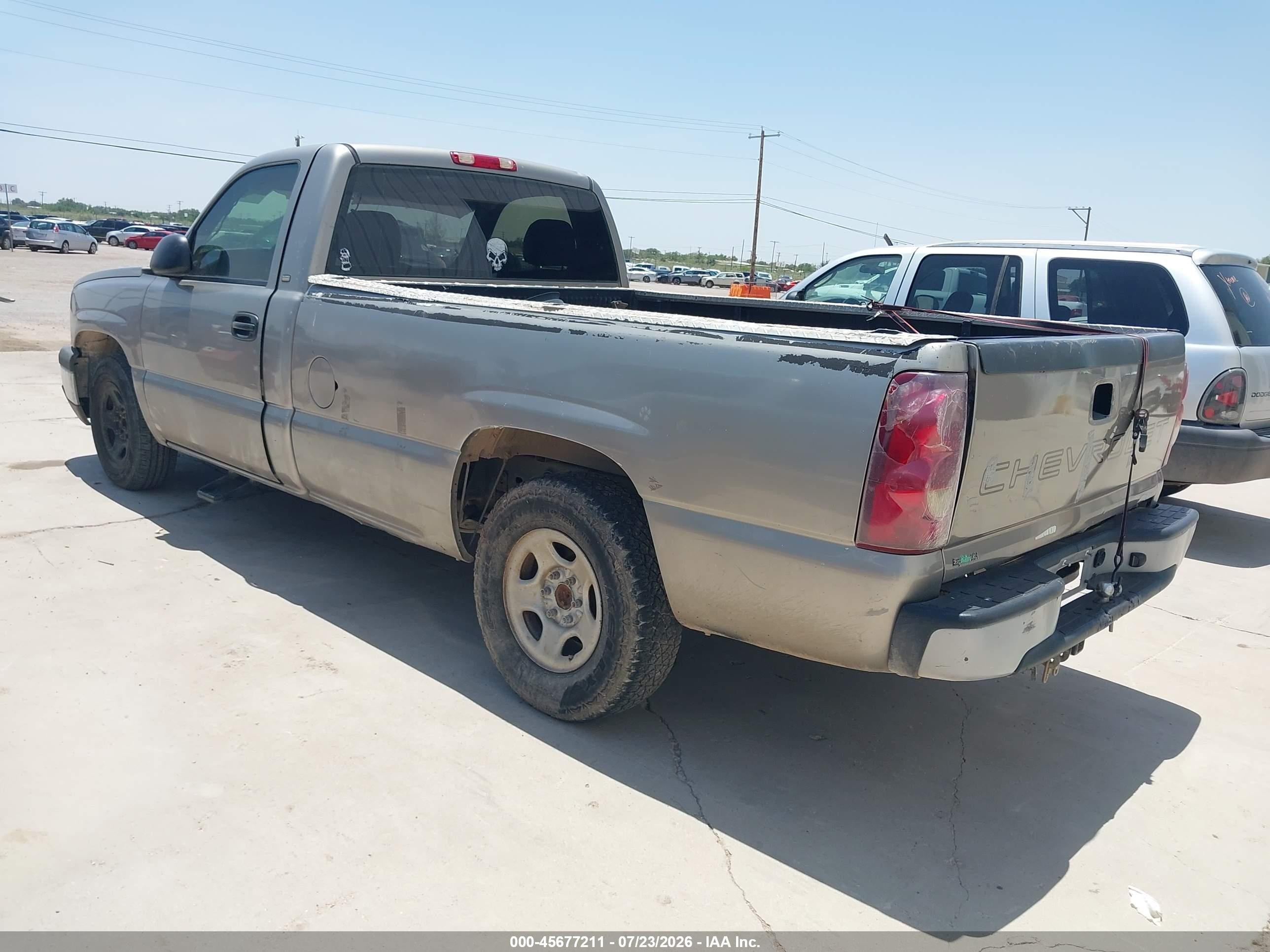 2003 Chevrolet Silverado 1500 Work Truck Brown vin: 1GCEC14X43Z281309