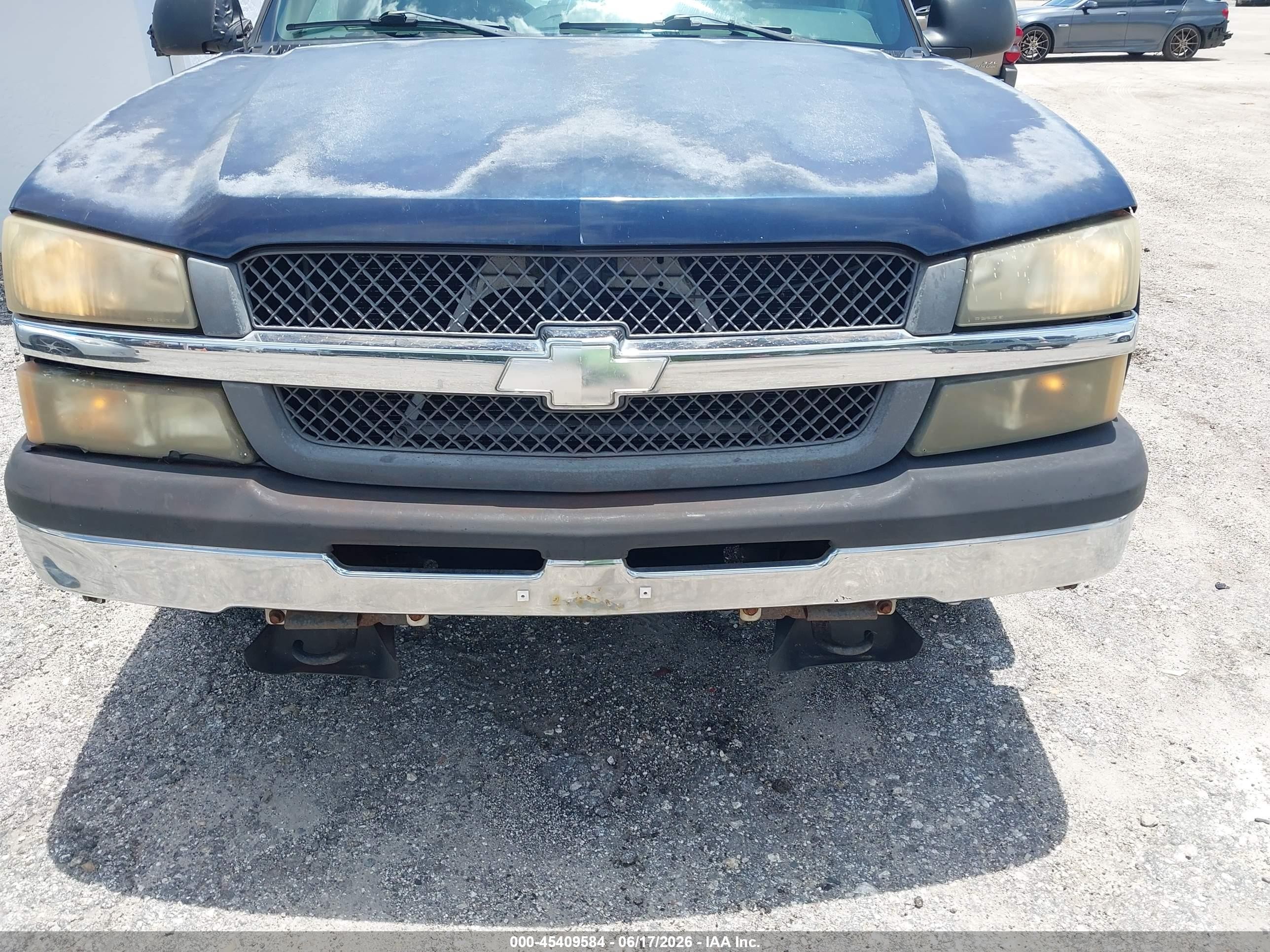 2005 Chevrolet Silverado 1500 Work Truck Blue vin: 1GCEC14X45Z144678