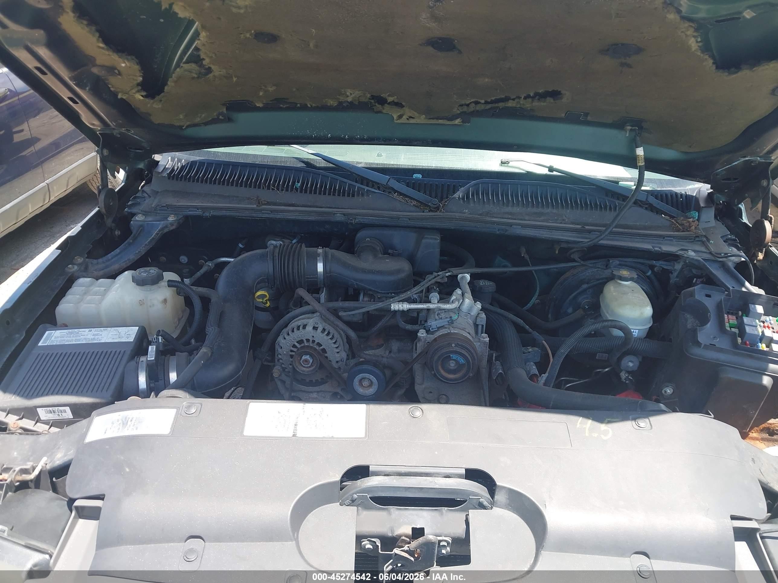 2005 Chevrolet Silverado 1500   Green vin: 1GCEC14X45Z152926