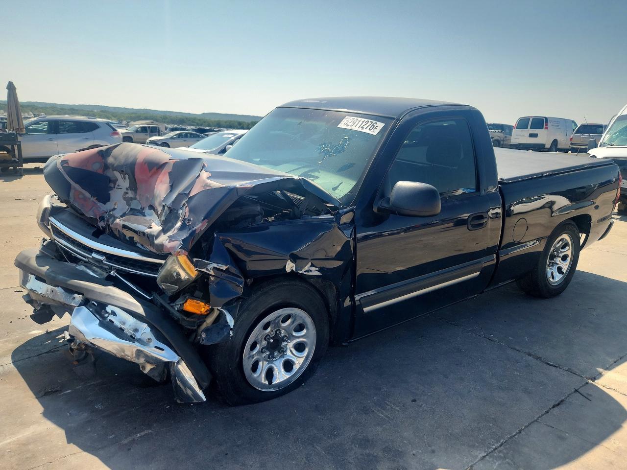 2005 Chevrolet Silverado C1500 Blue vin: 1GCEC14X45Z292409
