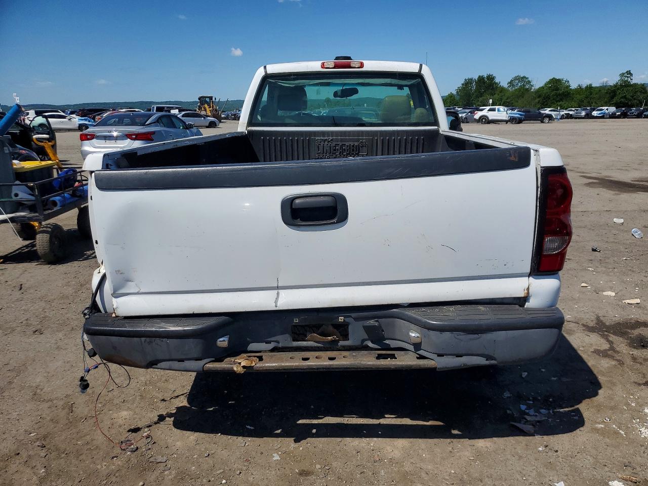 2006 Chevrolet Silverado C1500 Белый vin: 1GCEC14X46Z110418
