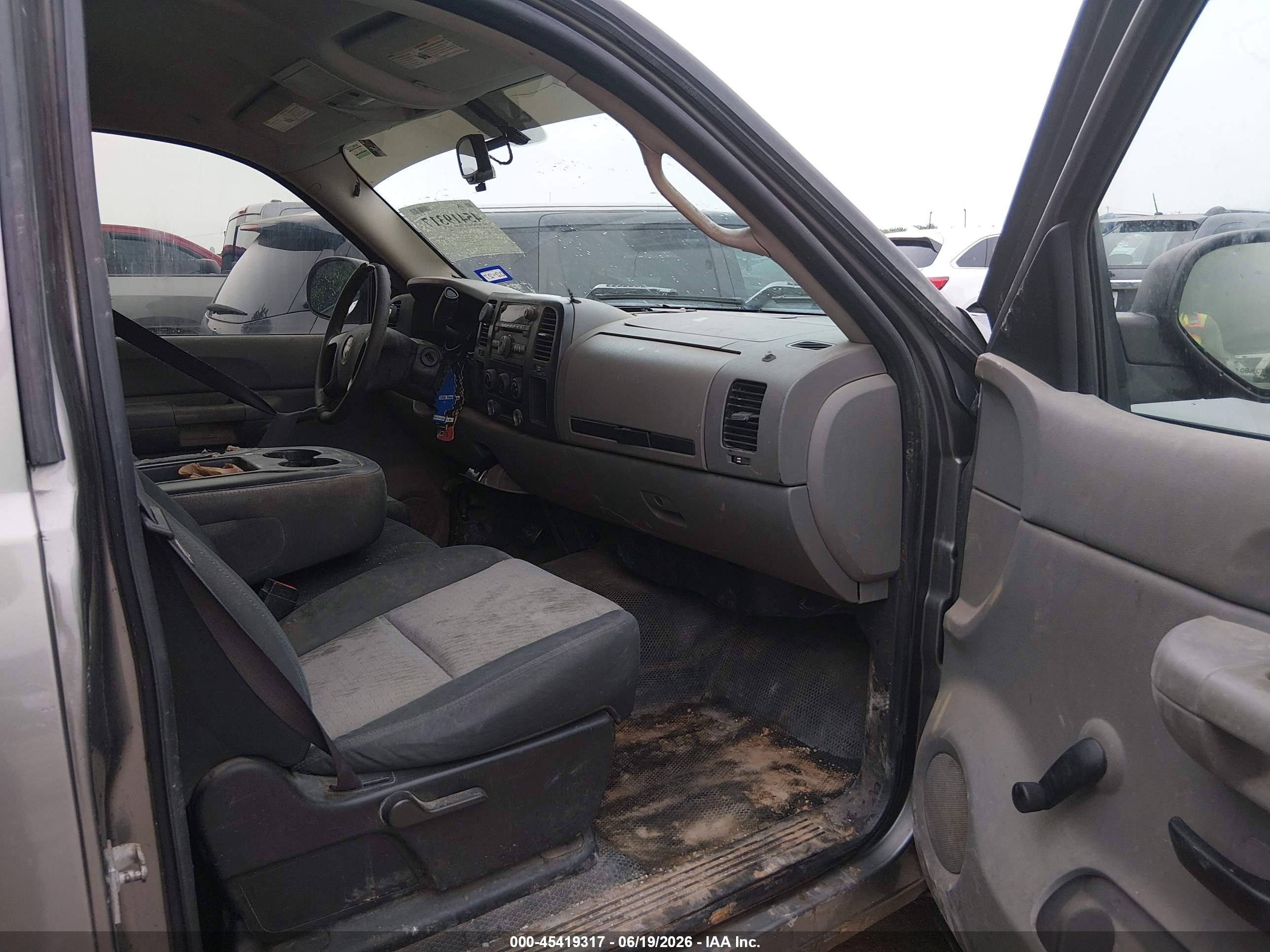 2008 Chevrolet Silverado 1500 Work Truck Gray vin: 1GCEC14X48Z178897