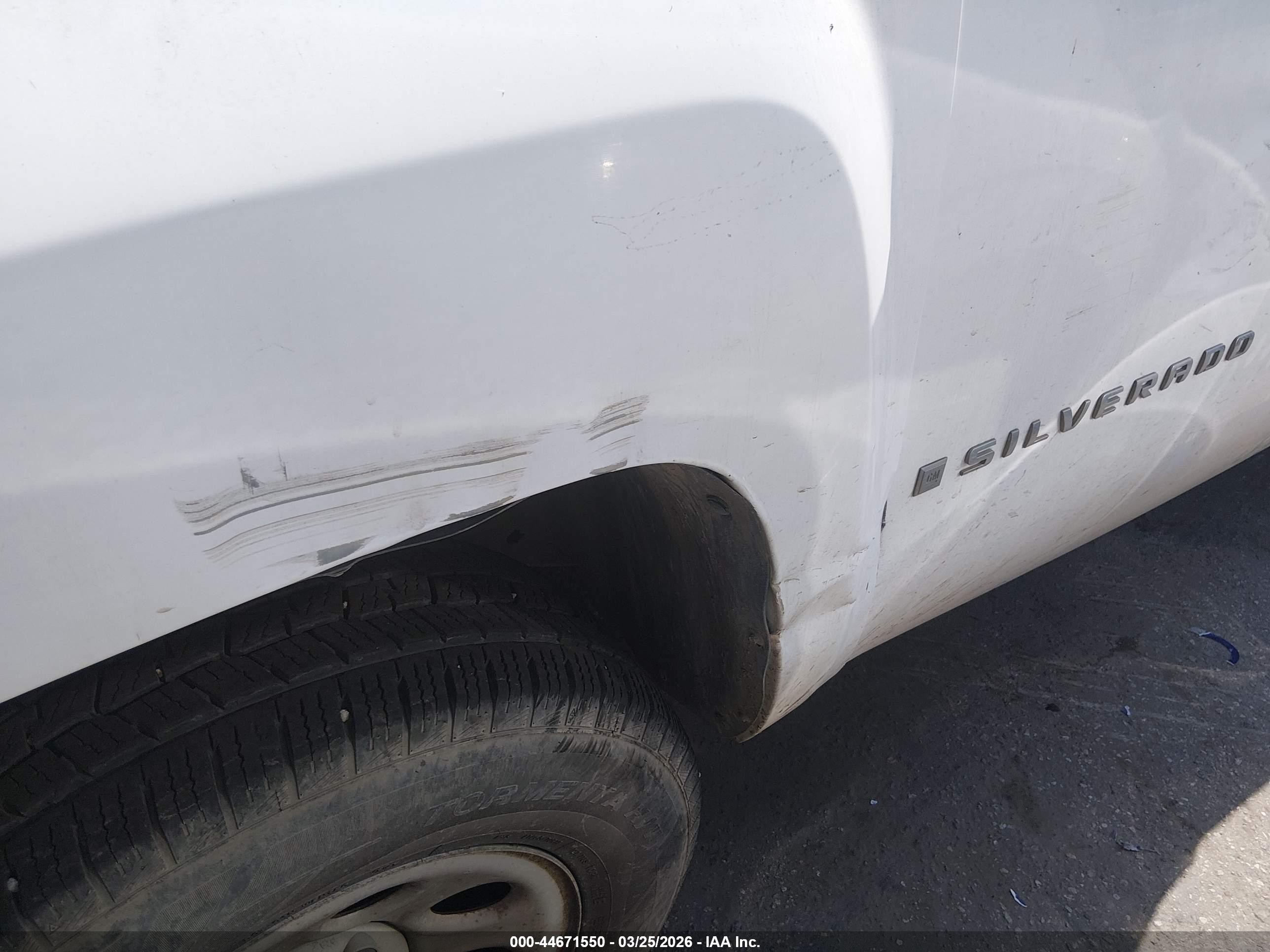 2008 Chevrolet Silverado 1500 Work Truck Белый vin: 1GCEC14X48Z260466