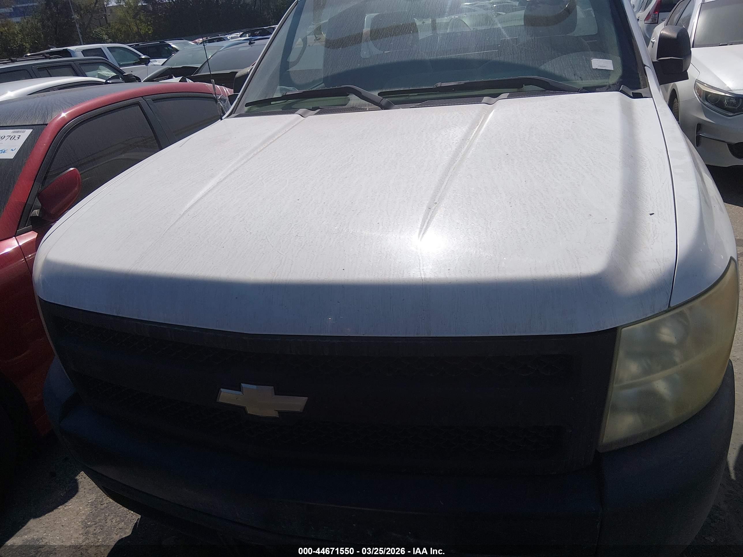 2008 Chevrolet Silverado 1500 Work Truck Белый vin: 1GCEC14X48Z260466