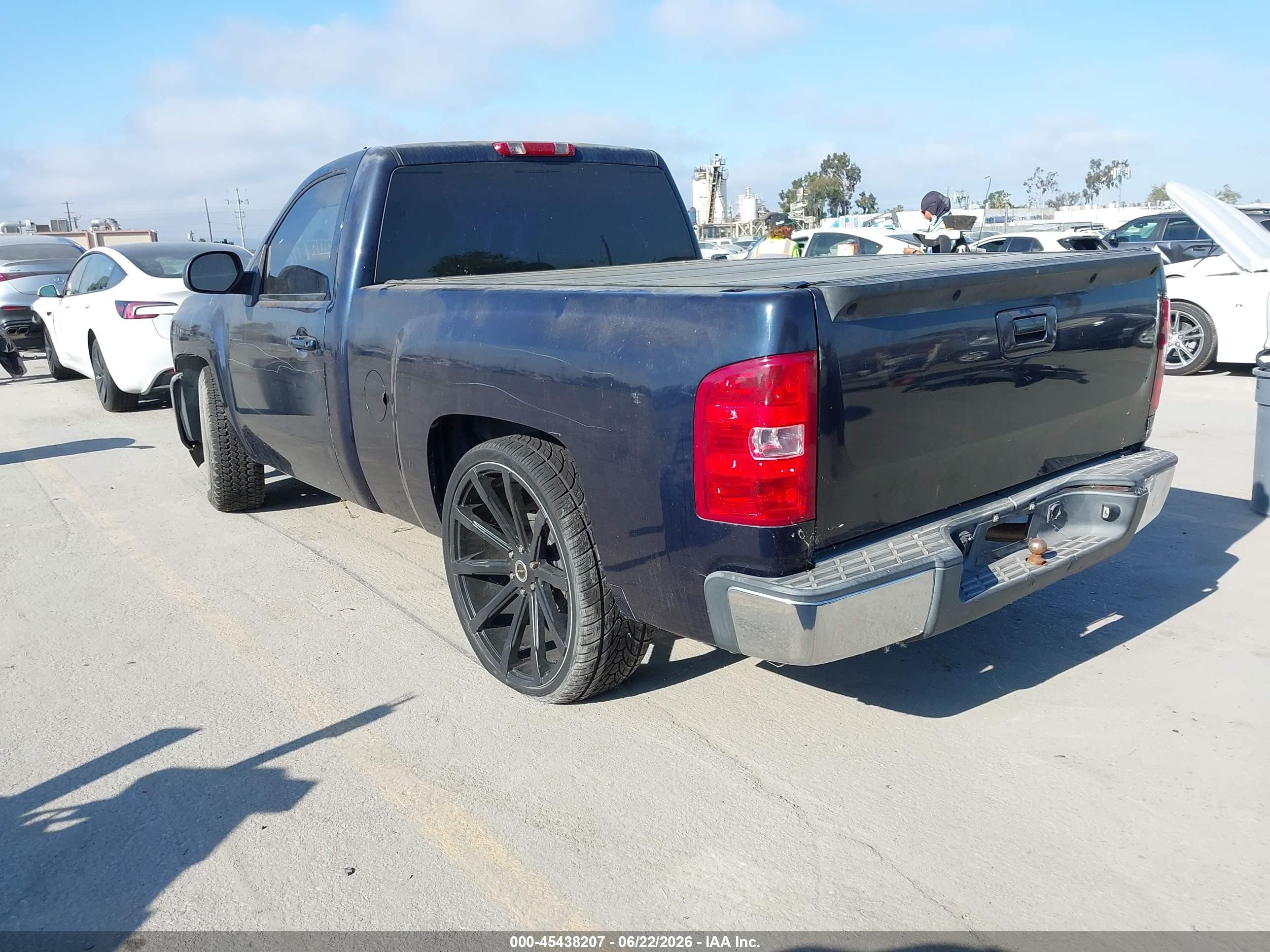 2008 Chevrolet Silverado 1500 Work Truck Dark Blue vin: 1GCEC14X48Z303283