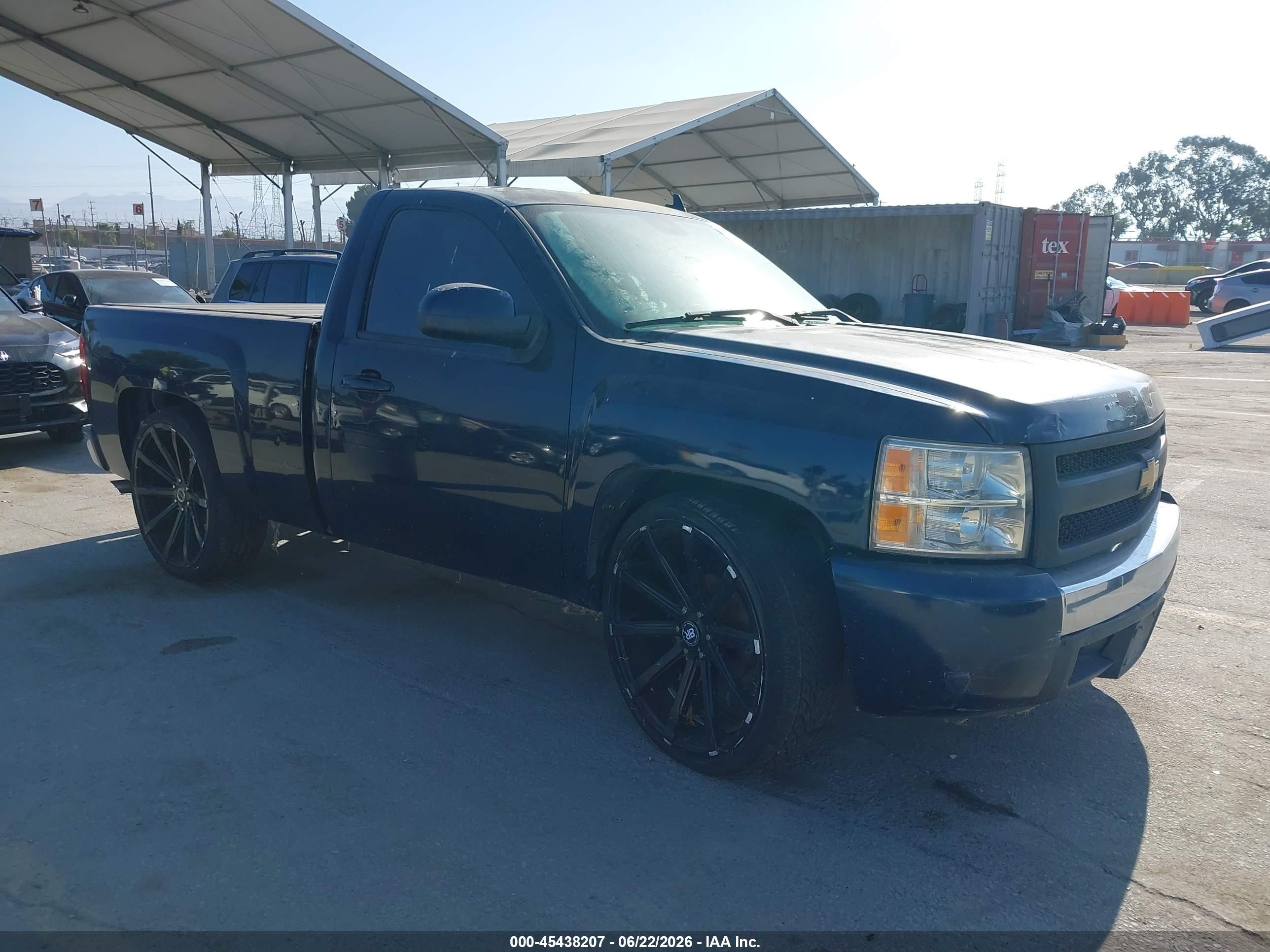 2008 Chevrolet Silverado 1500 Work Truck Dark Blue vin: 1GCEC14X48Z303283