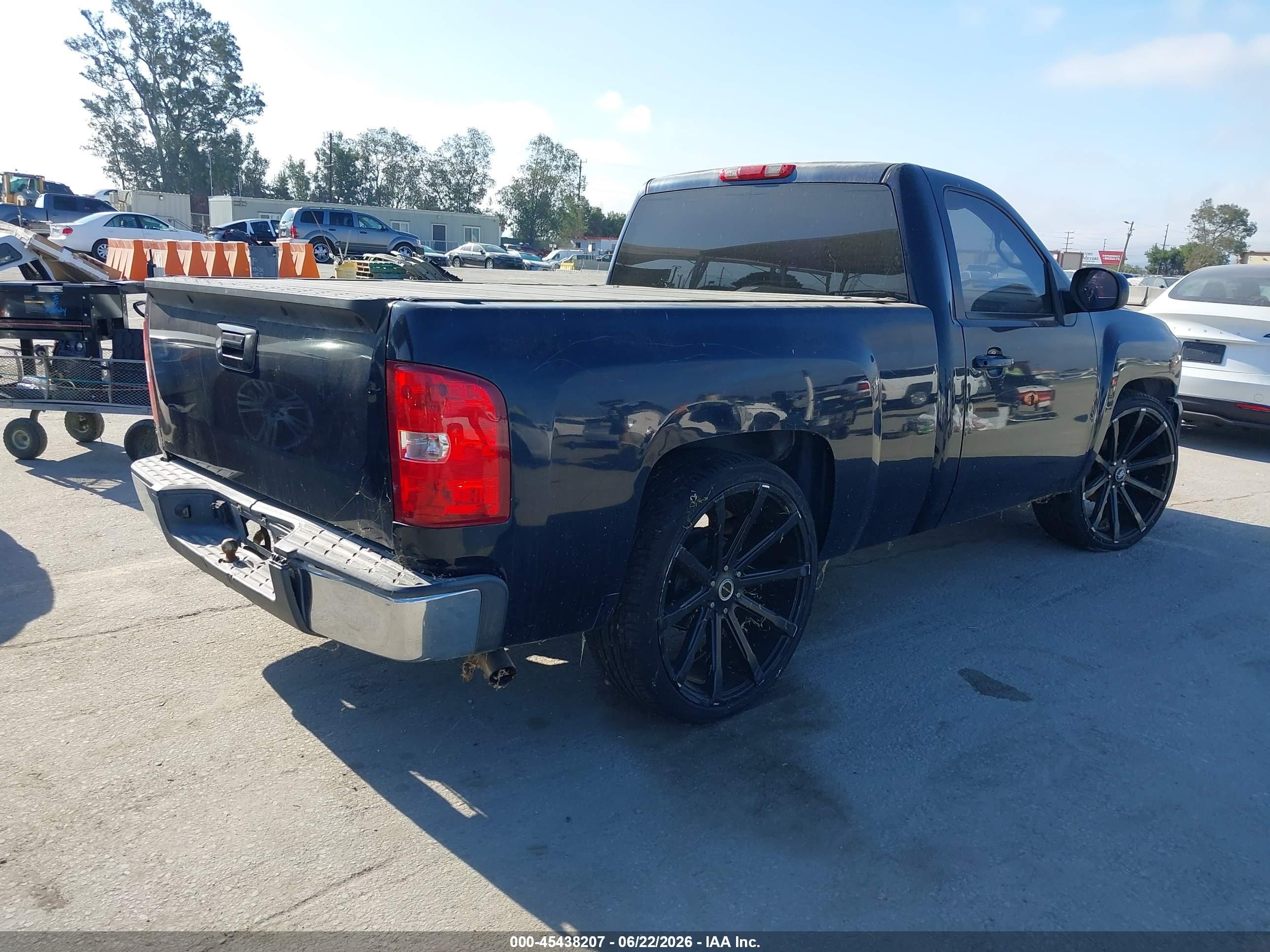 2008 Chevrolet Silverado 1500 Work Truck Dark Blue vin: 1GCEC14X48Z303283