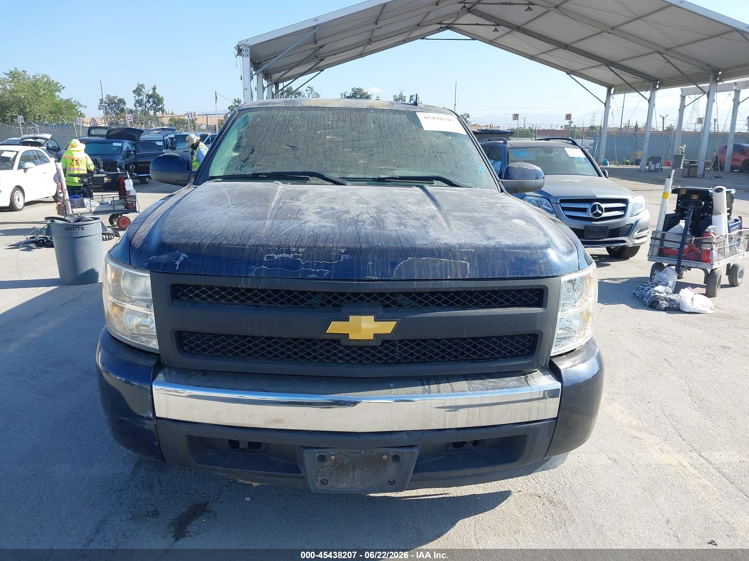 2008 Chevrolet Silverado 1500 Work Truck Dark Blue vin: 1GCEC14X48Z303283