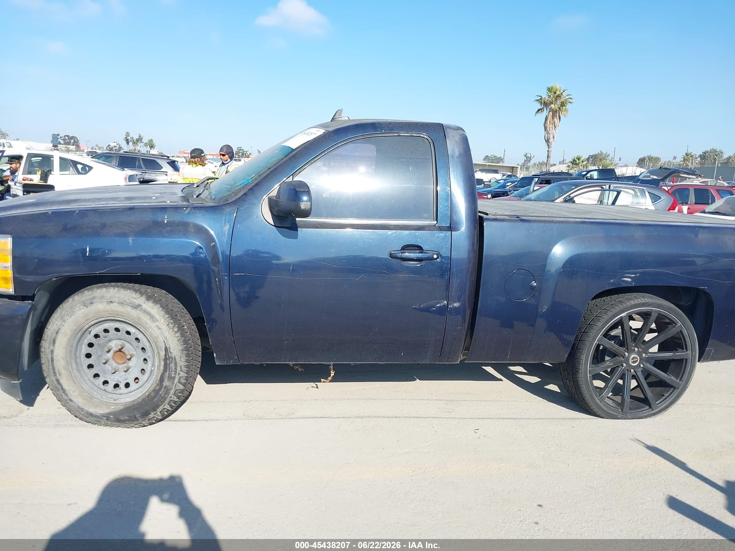 2008 Chevrolet Silverado 1500 Work Truck Dark Blue vin: 1GCEC14X48Z303283