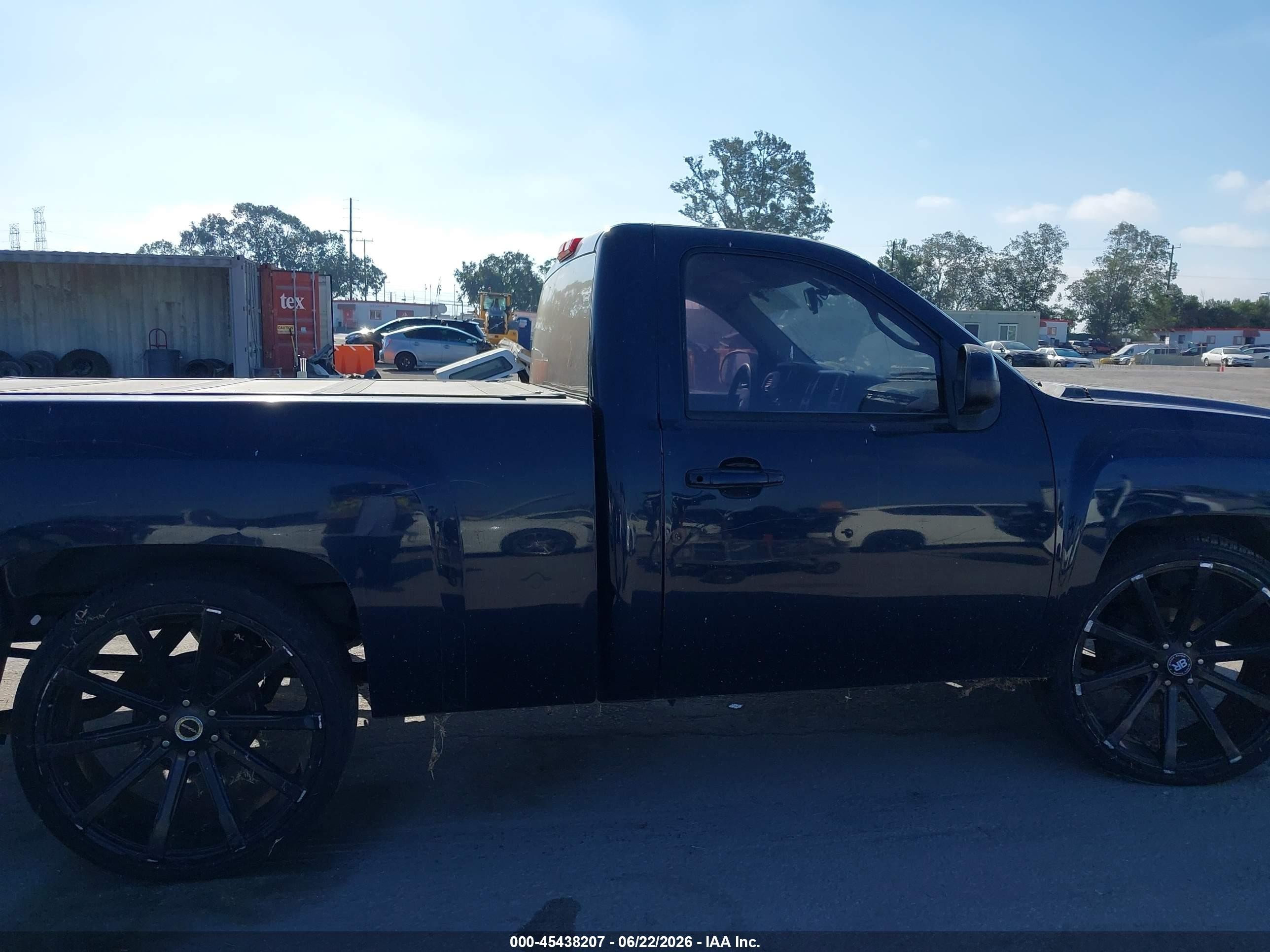 2008 Chevrolet Silverado 1500 Work Truck Dark Blue vin: 1GCEC14X48Z303283