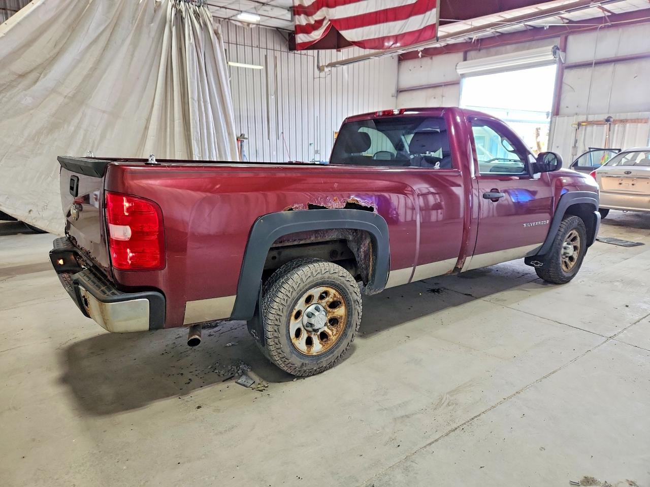 2009 Chevrolet Silverado C1500 Burgundy vin: 1GCEC14X49Z114148