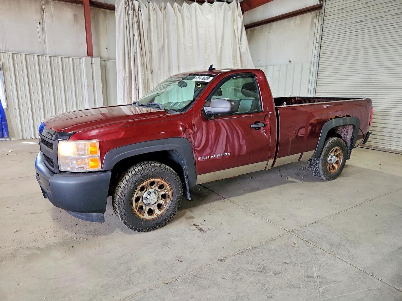 2009 Chevrolet Silverado C1500 Burgundy vin: 1GCEC14X49Z114148