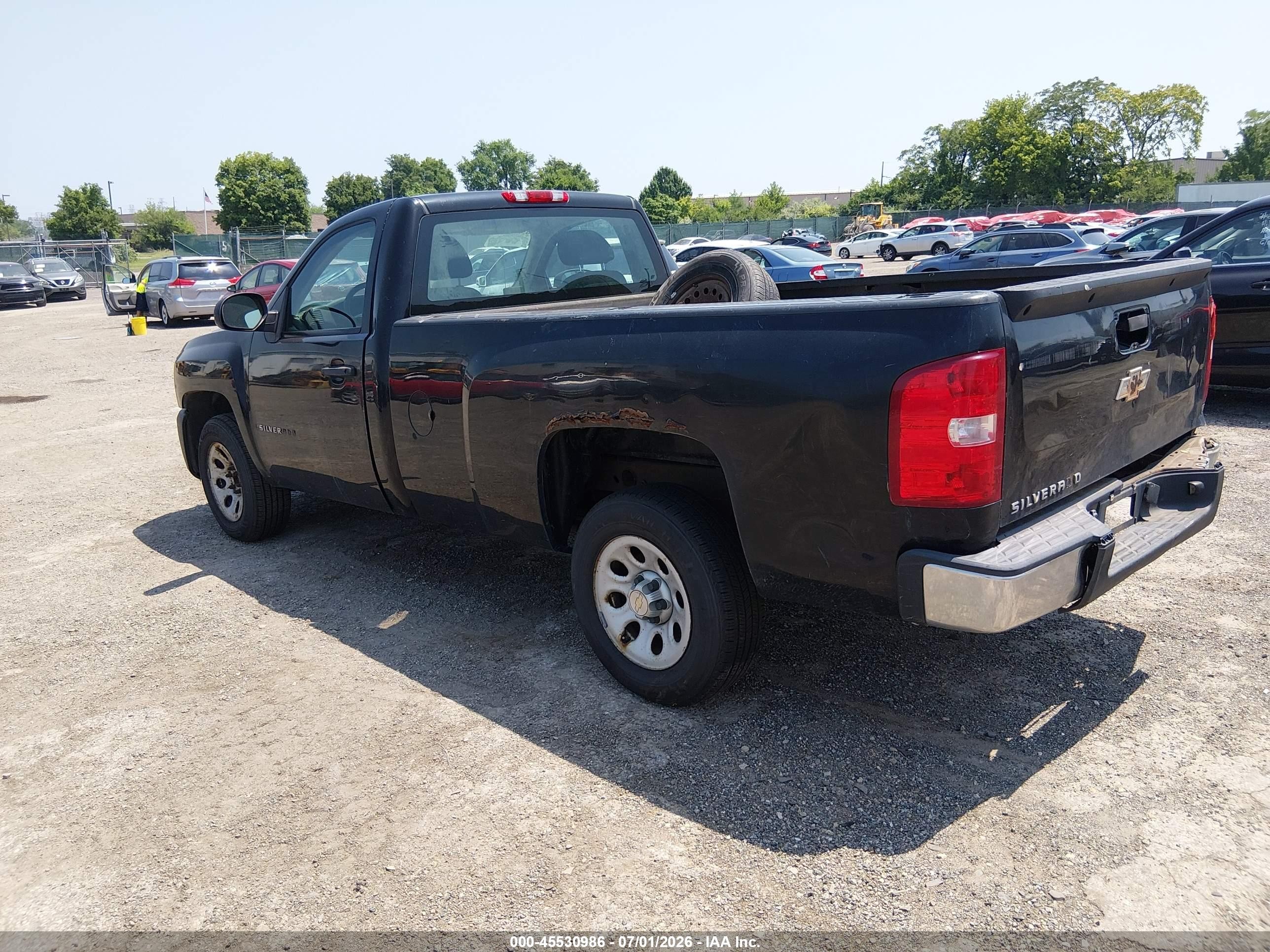 2009 Chevrolet Silverado 1500 Work Truck Black vin: 1GCEC14X49Z188119