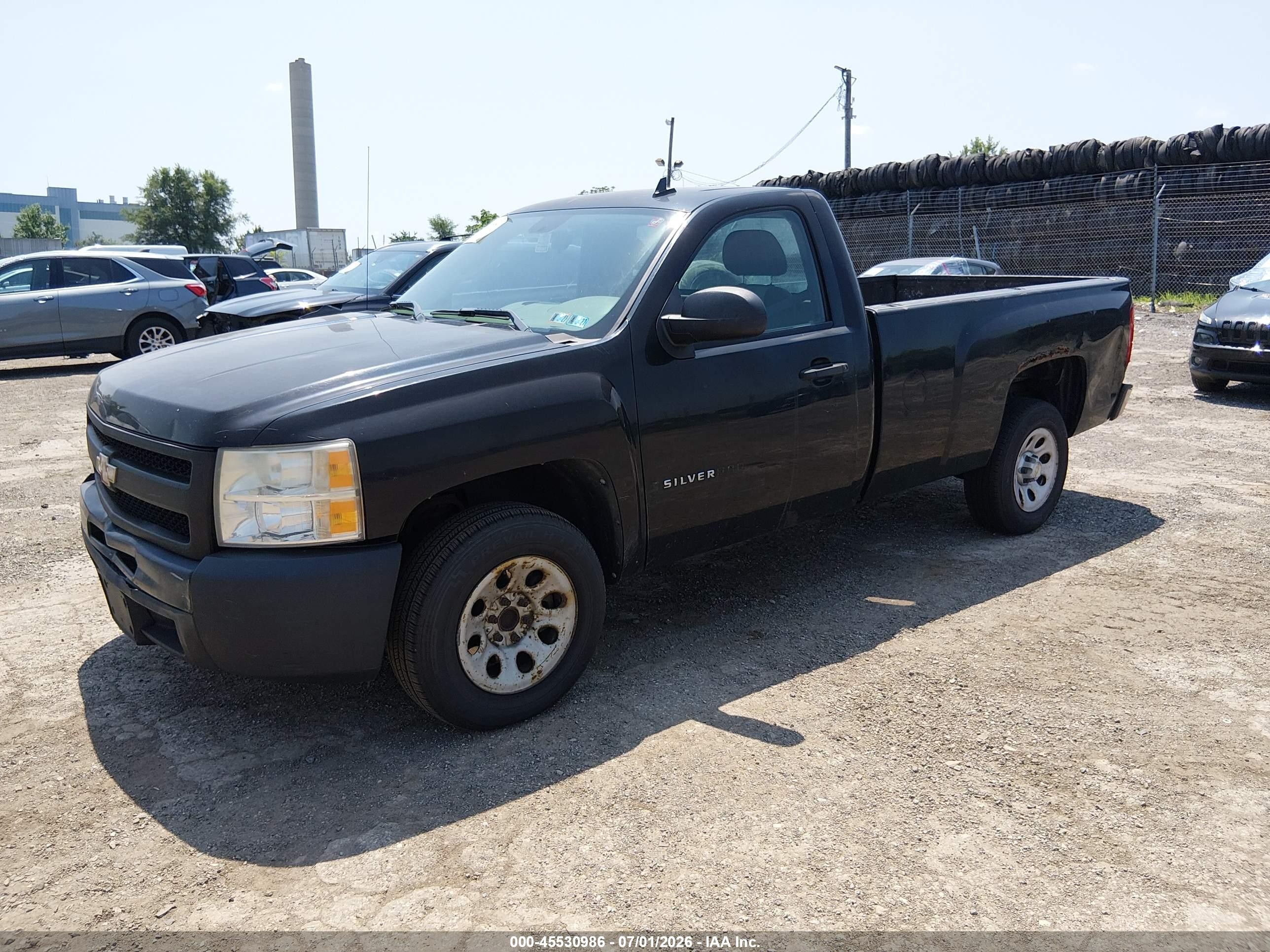 2009 Chevrolet Silverado 1500 Work Truck Black vin: 1GCEC14X49Z188119