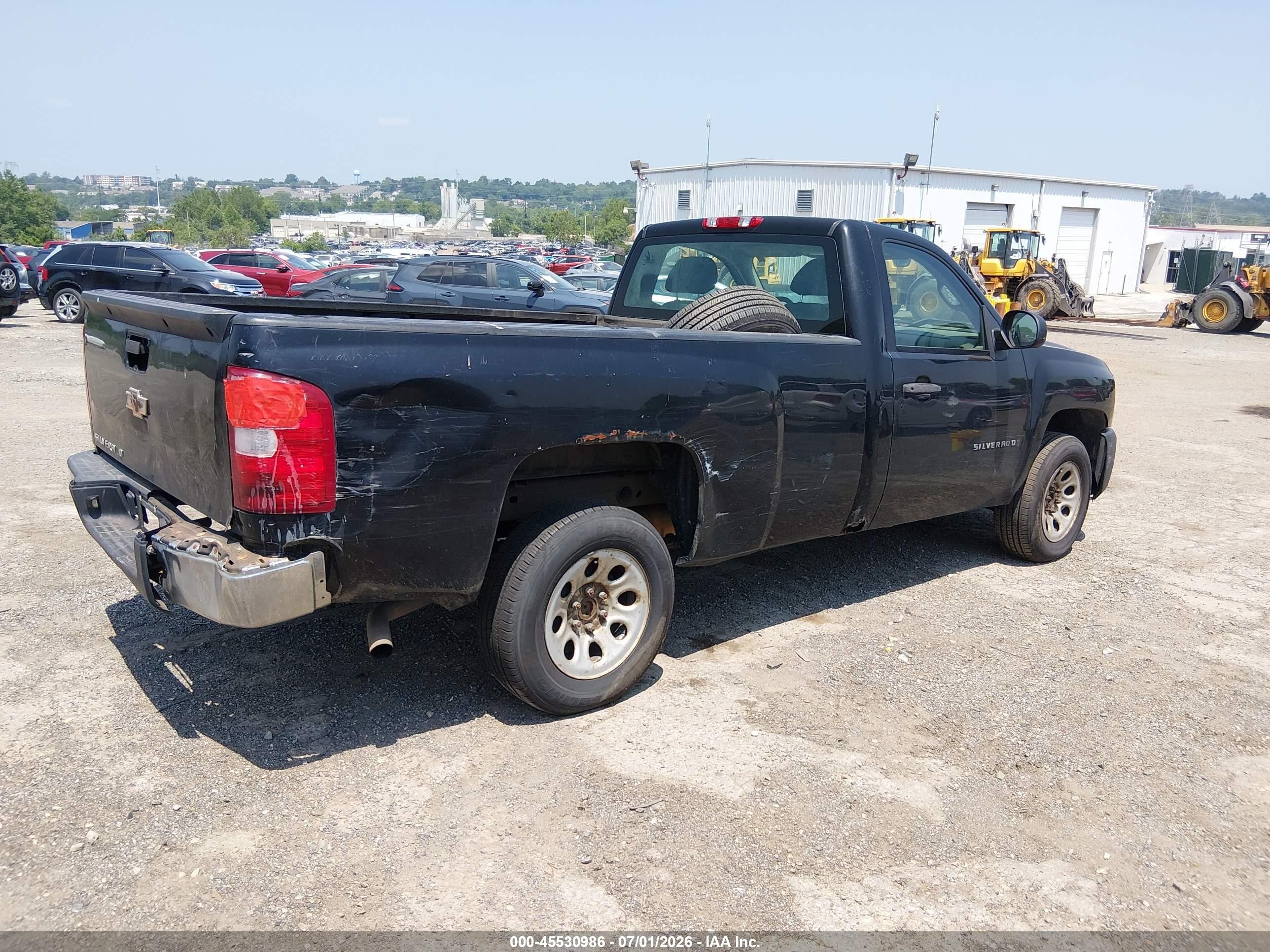 2009 Chevrolet Silverado 1500 Work Truck Black vin: 1GCEC14X49Z188119