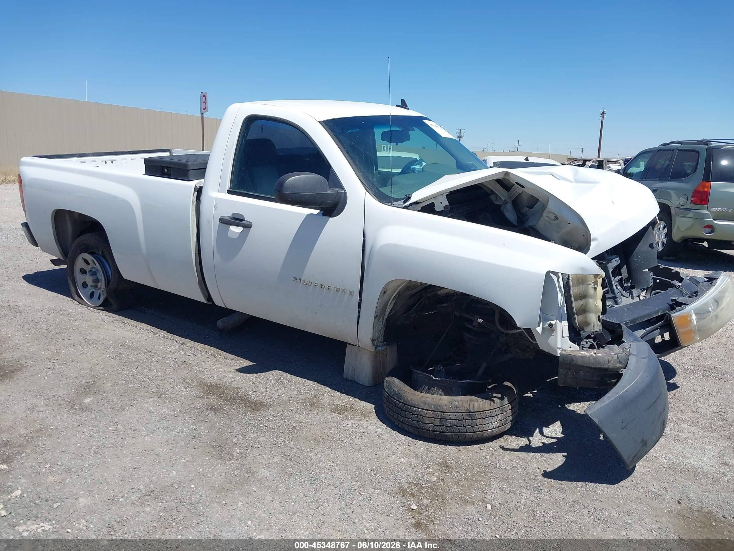 2009 Chevrolet Silverado 1500 Work Truck White vin: 1GCEC14X49Z278130