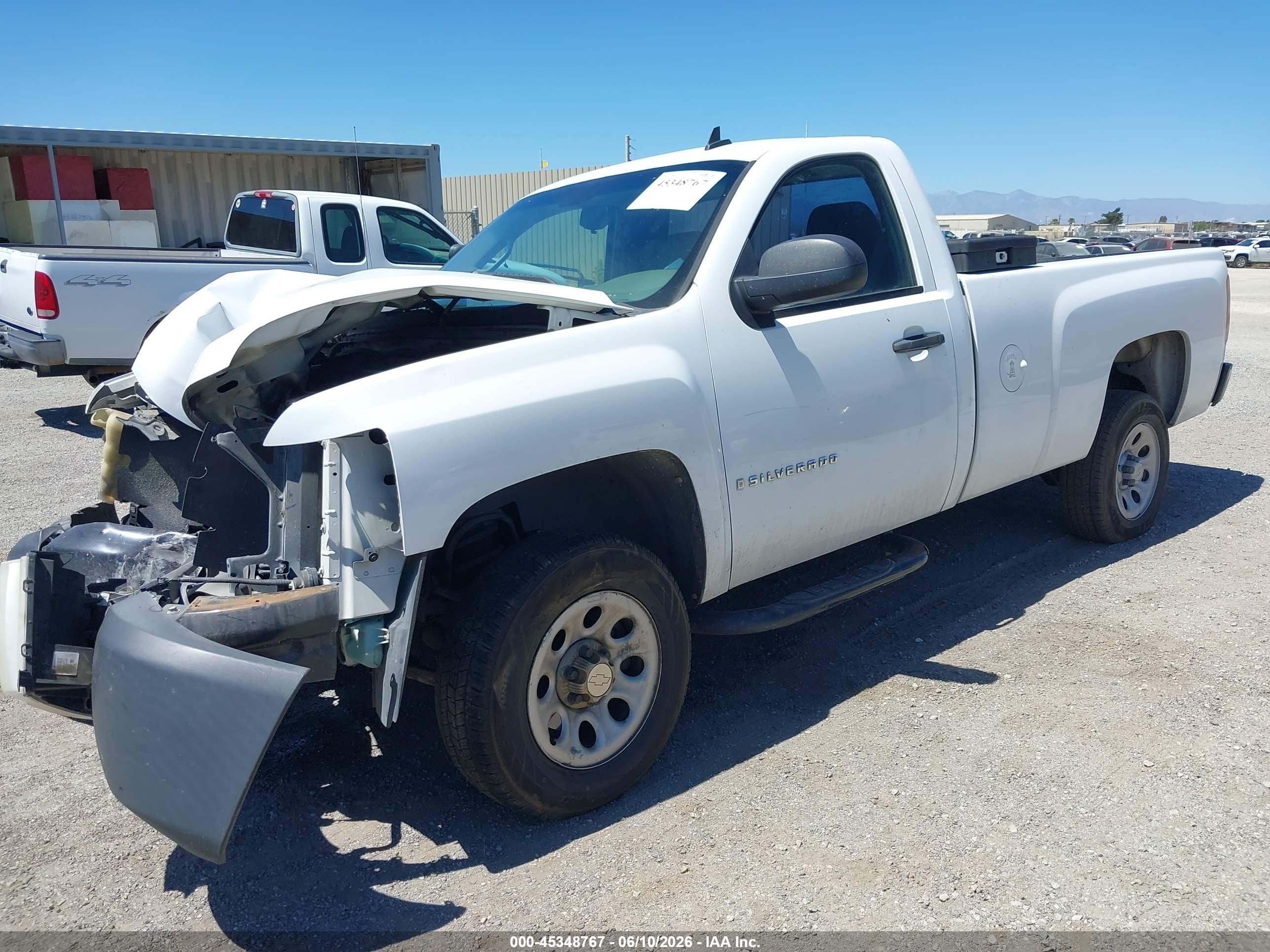 2009 Chevrolet Silverado 1500 Work Truck White vin: 1GCEC14X49Z278130