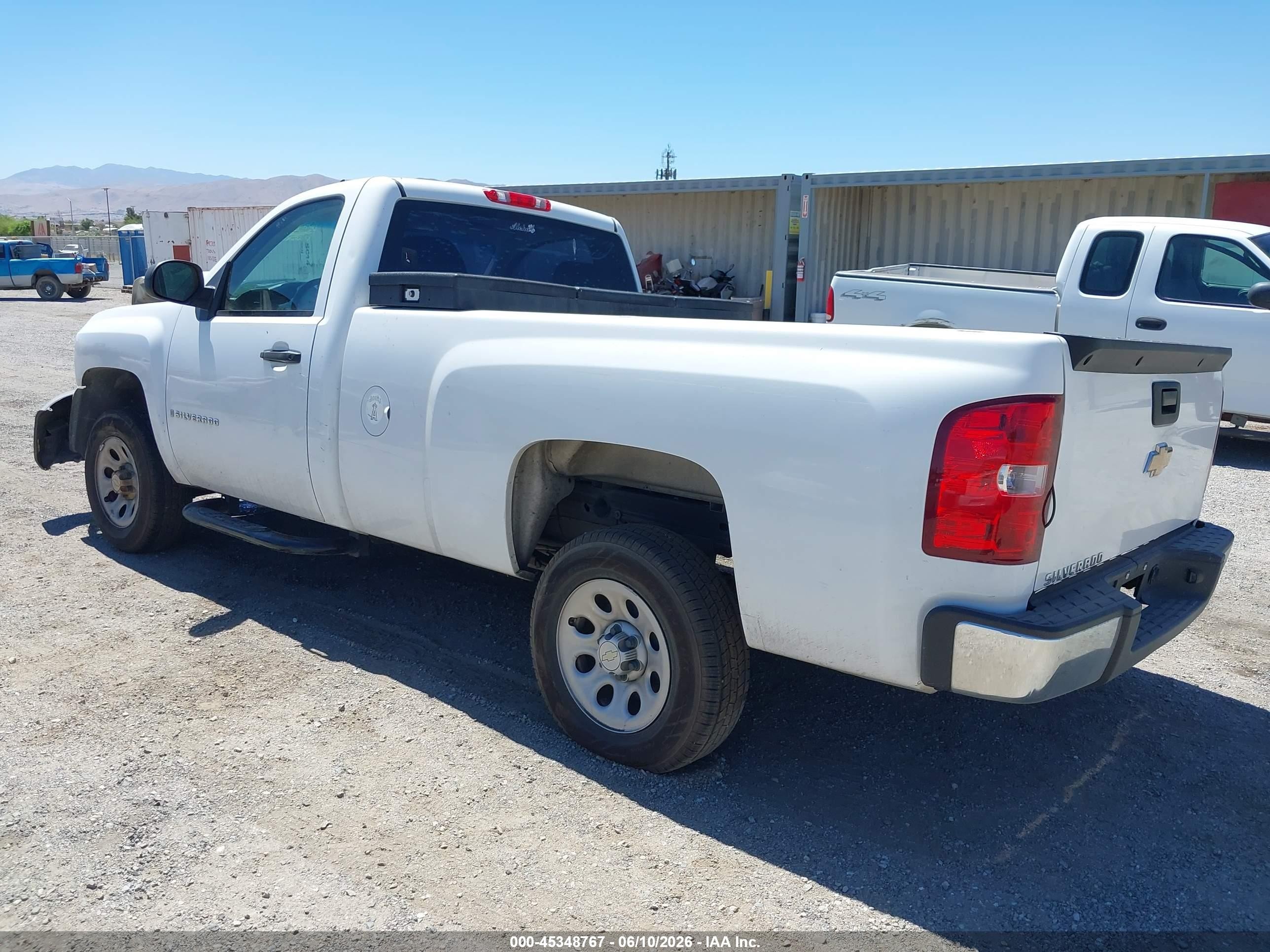 2009 Chevrolet Silverado 1500 Work Truck White vin: 1GCEC14X49Z278130