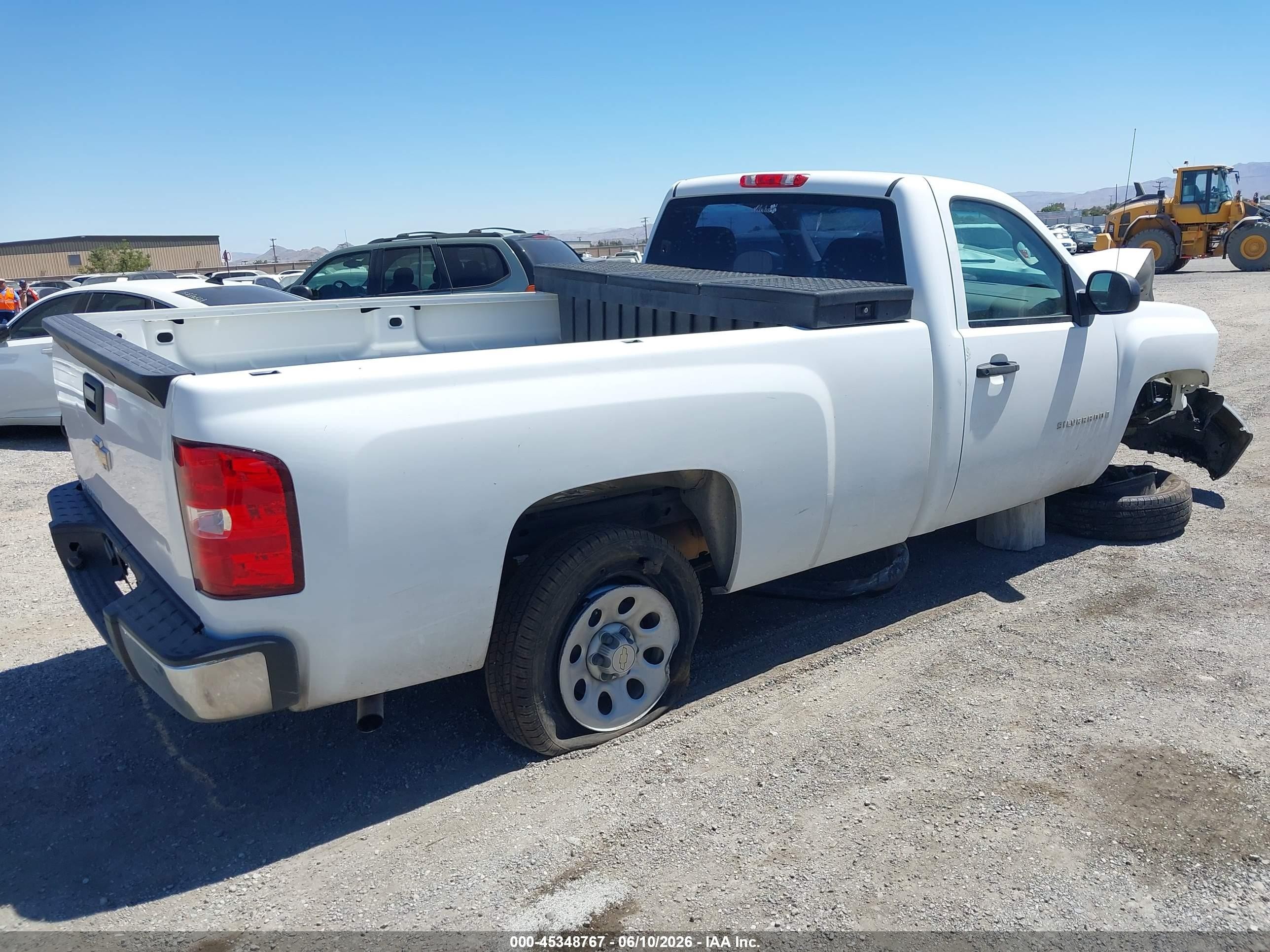 2009 Chevrolet Silverado 1500 Work Truck White vin: 1GCEC14X49Z278130