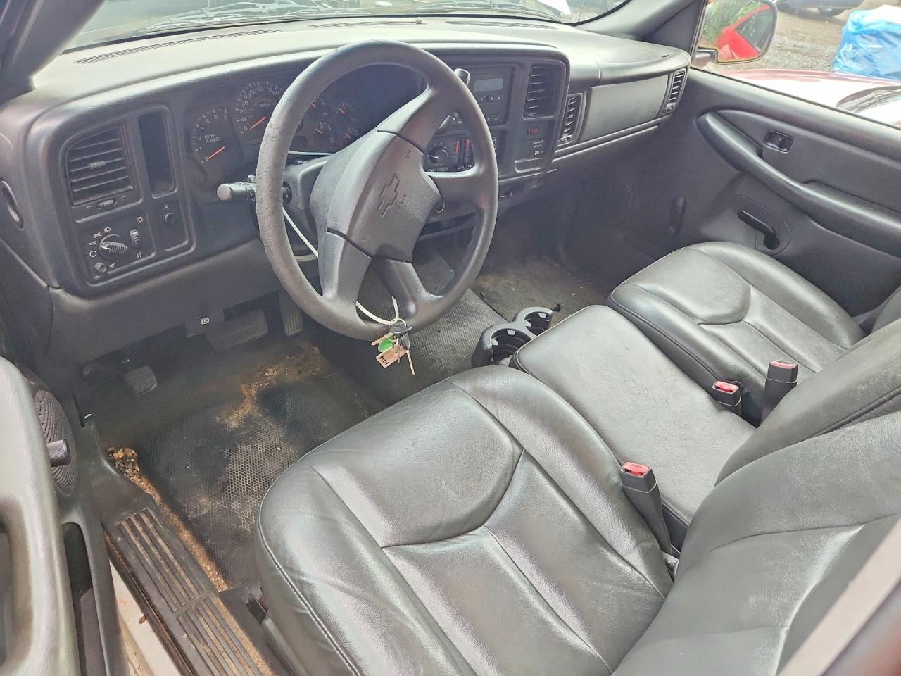 2003 Chevrolet Silverado C1500 White vin: 1GCEC14X53Z113629