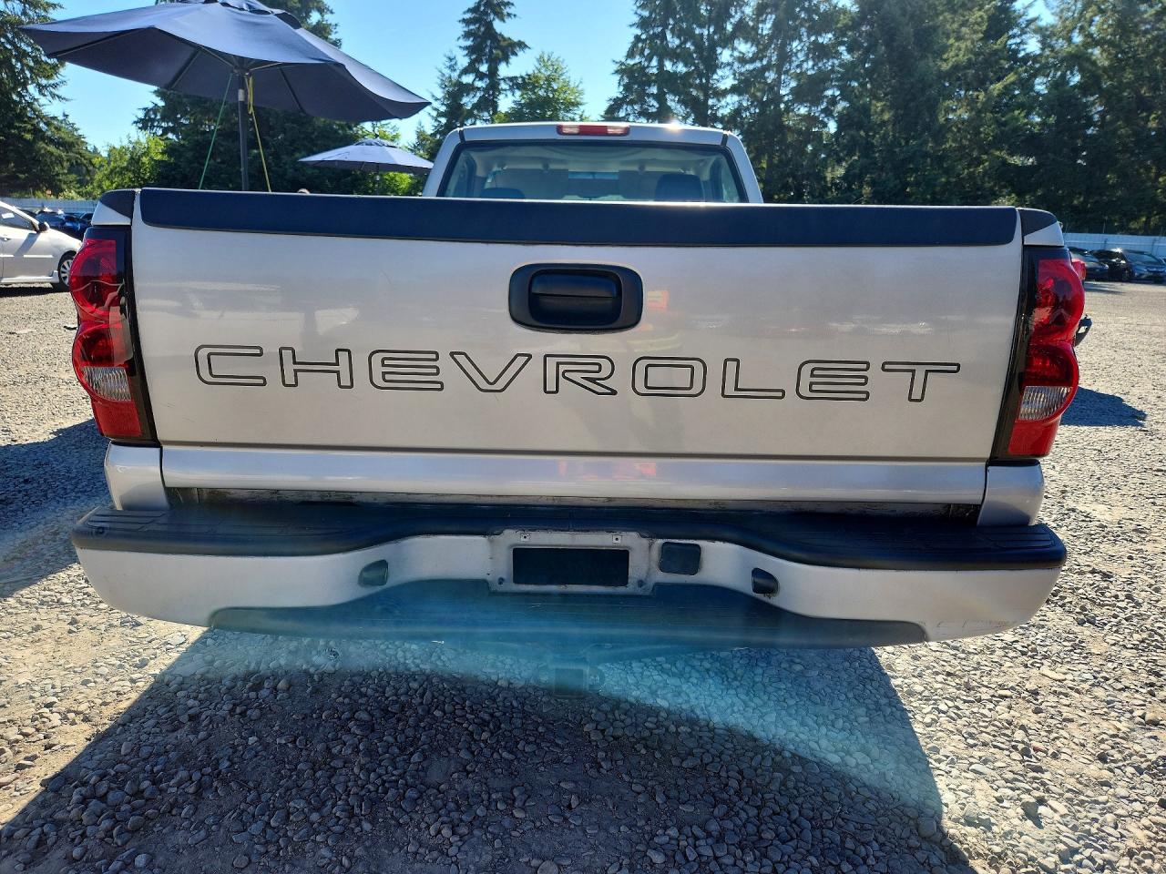 2005 Chevrolet Silverado C1500 Silver vin: 1GCEC14X55Z134127