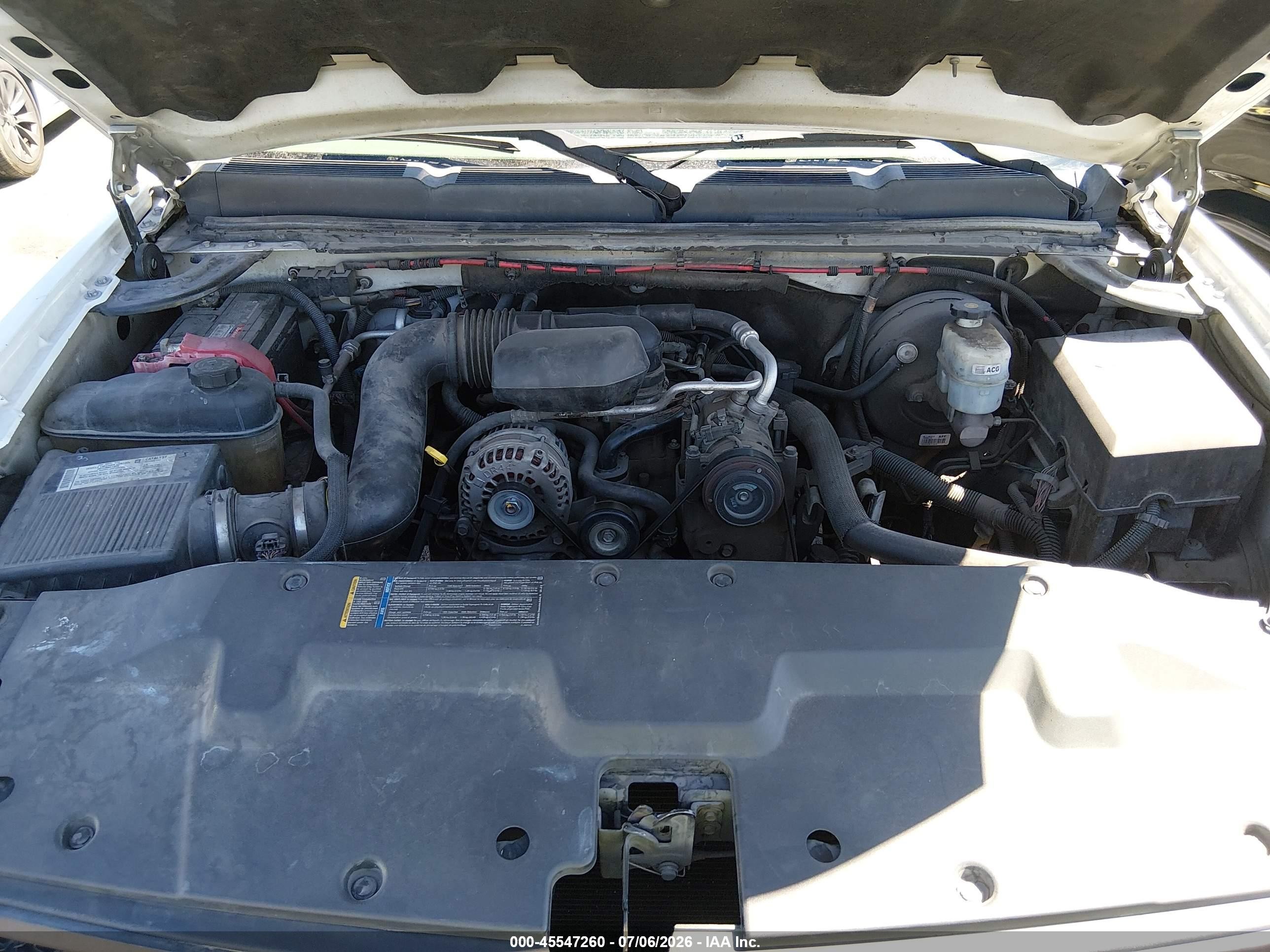 2008 Chevrolet Silverado 1500 Work Truck White vin: 1GCEC14X58Z111631