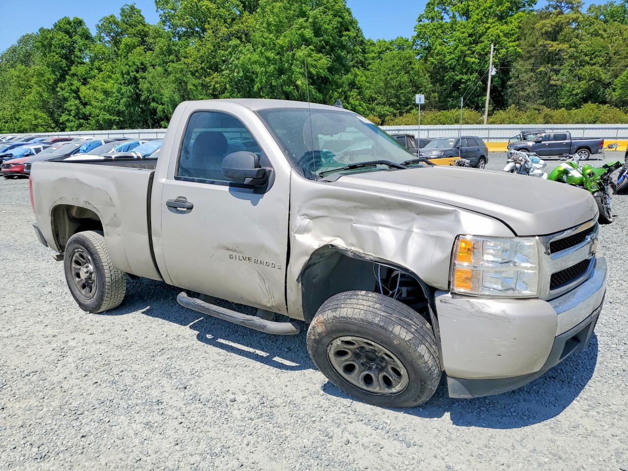 2008 Chevrolet Silverado C1500 Серый vin: 1GCEC14X58Z179492
