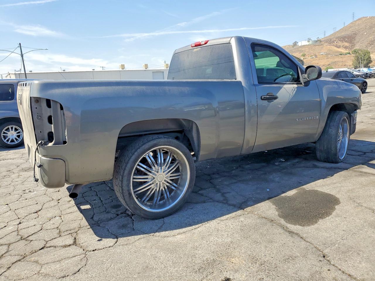 2008 Chevrolet Silverado C1500 Gray vin: 1GCEC14X58Z202883