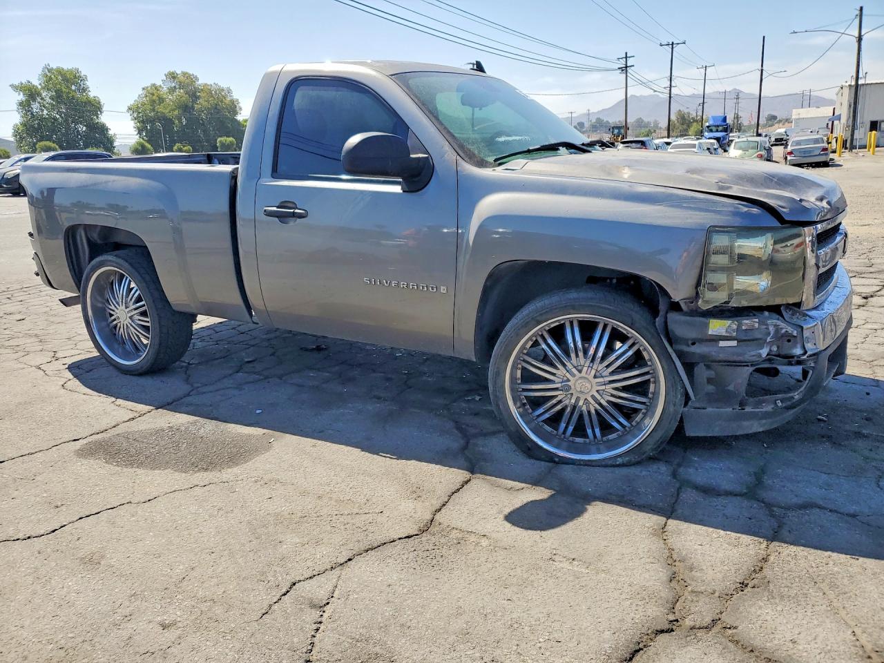 2008 Chevrolet Silverado C1500 Gray vin: 1GCEC14X58Z202883