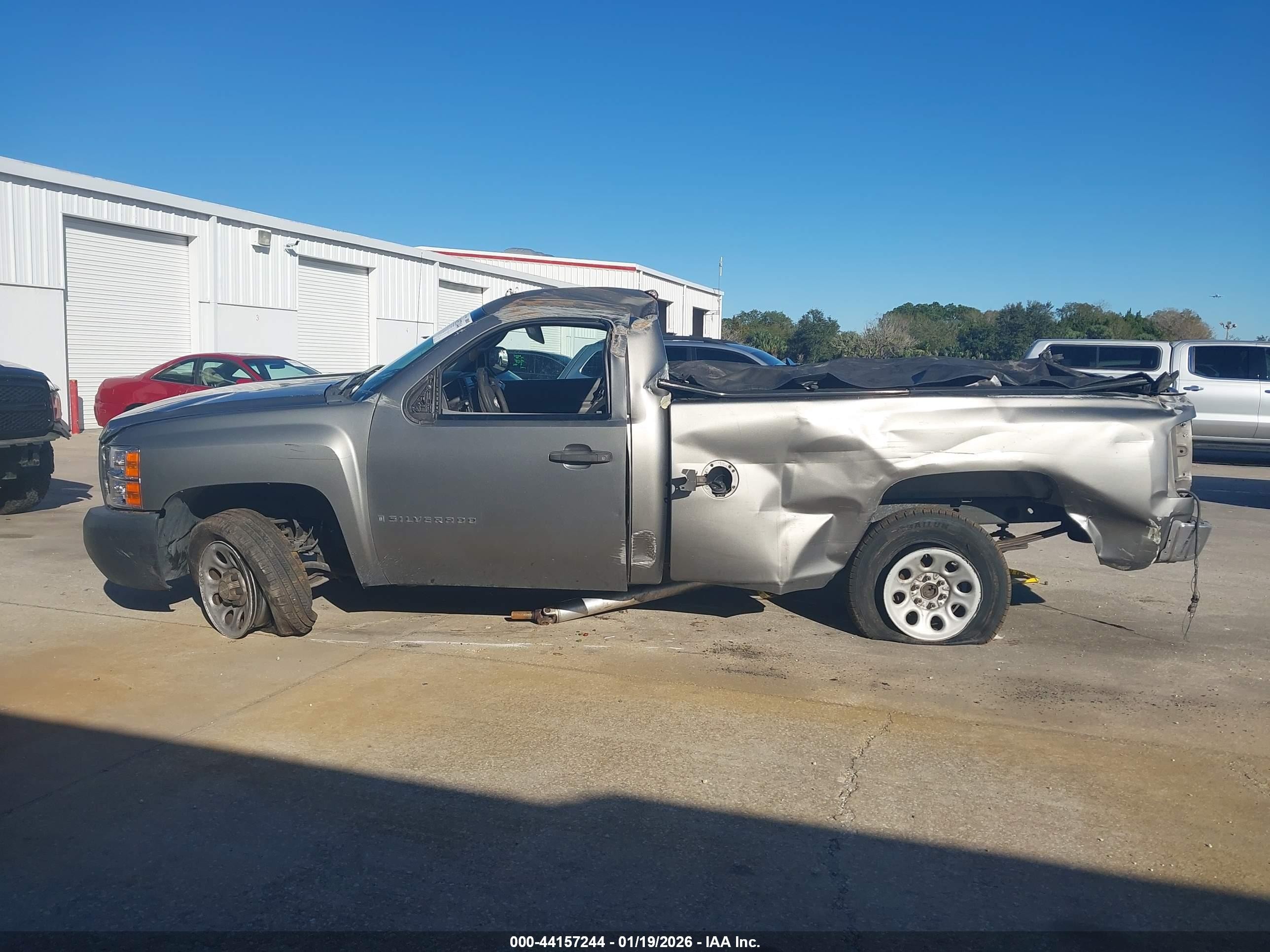 2009 Chevrolet Silverado 1500 Work Truck Gray vin: 1GCEC14X59Z135901