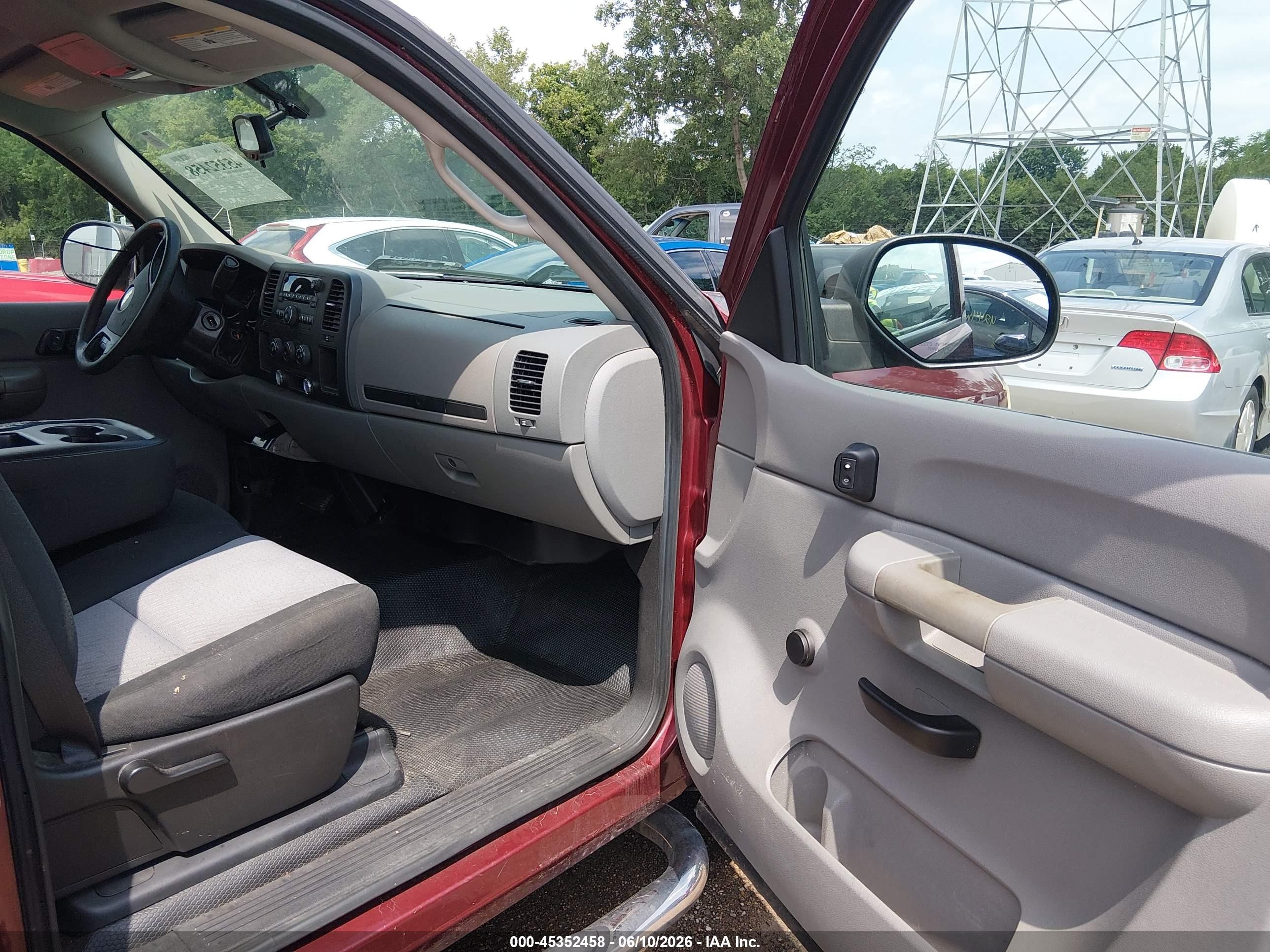 2009 Chevrolet Silverado 1500 Work Truck Red vin: 1GCEC14X59Z230135