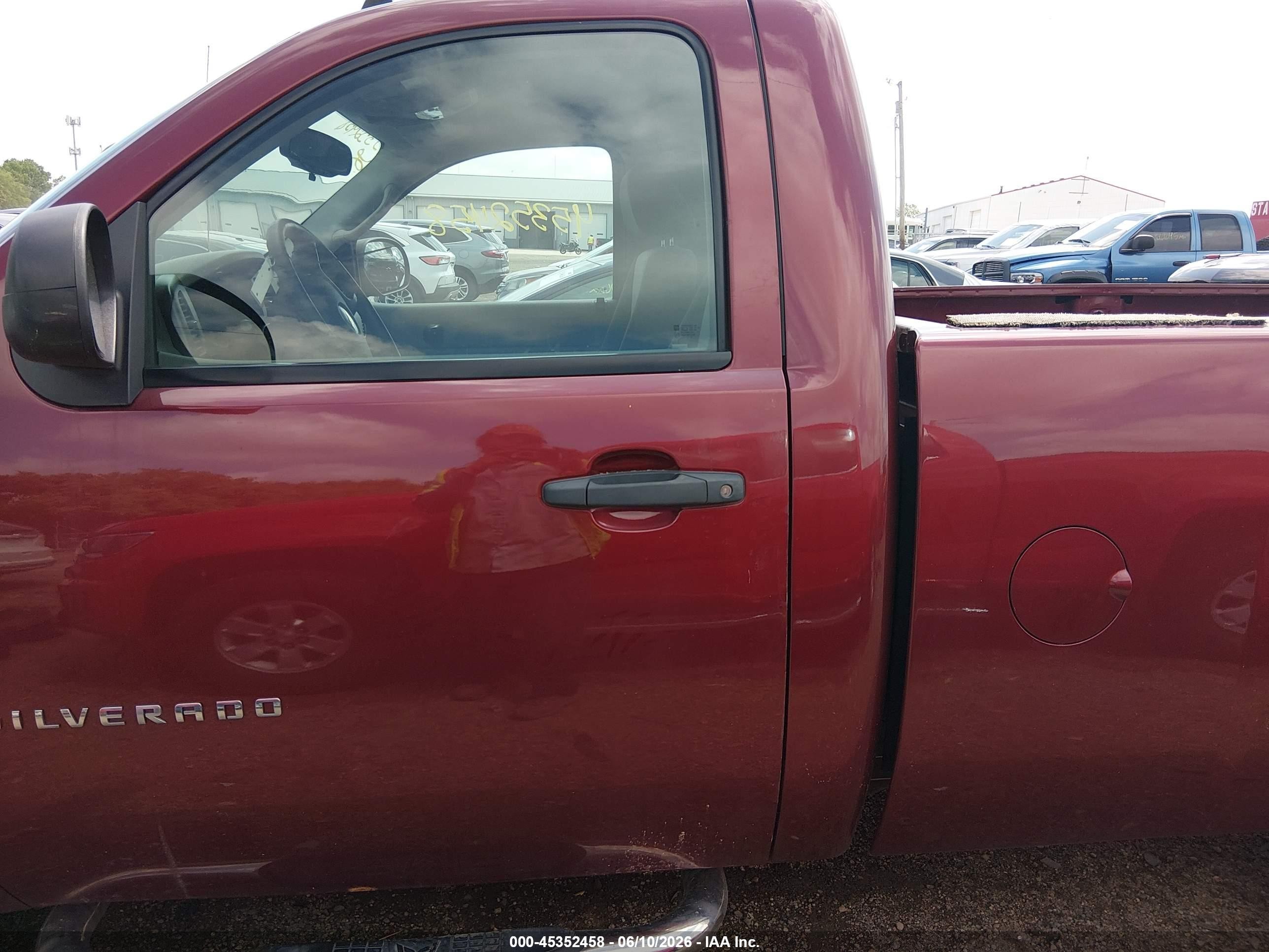 2009 Chevrolet Silverado 1500 Work Truck Red vin: 1GCEC14X59Z230135