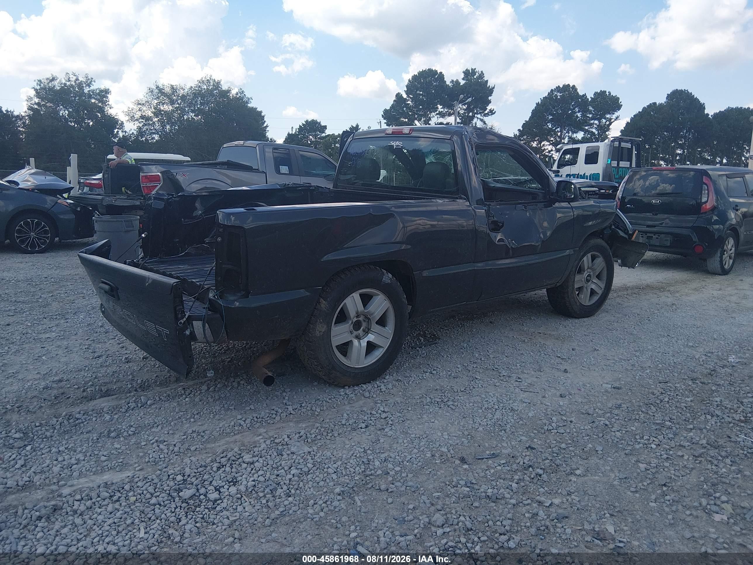 2003 Chevrolet Silverado 1500   Black vin: 1GCEC14X63Z162483
