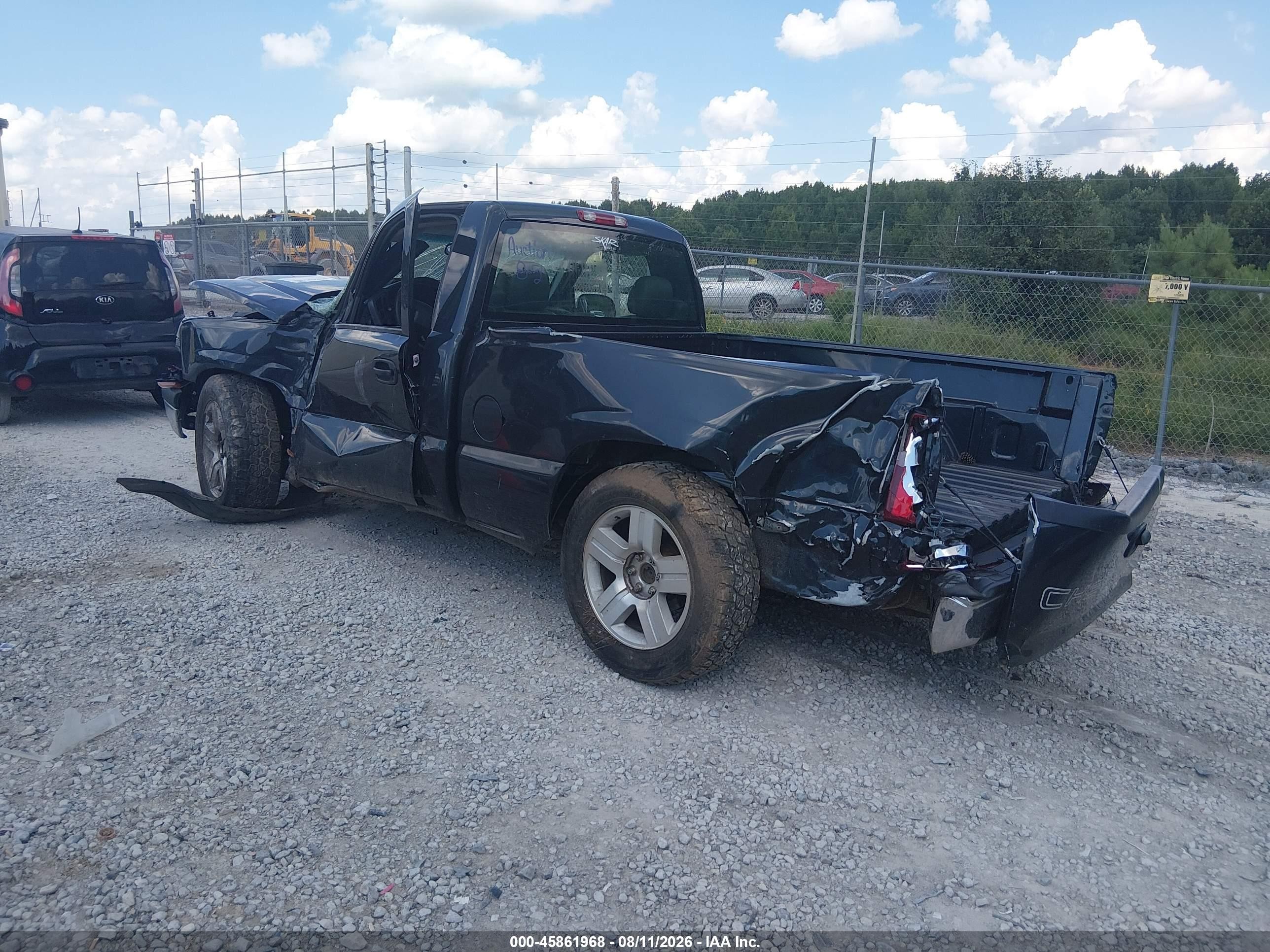 2003 Chevrolet Silverado 1500   Black vin: 1GCEC14X63Z162483