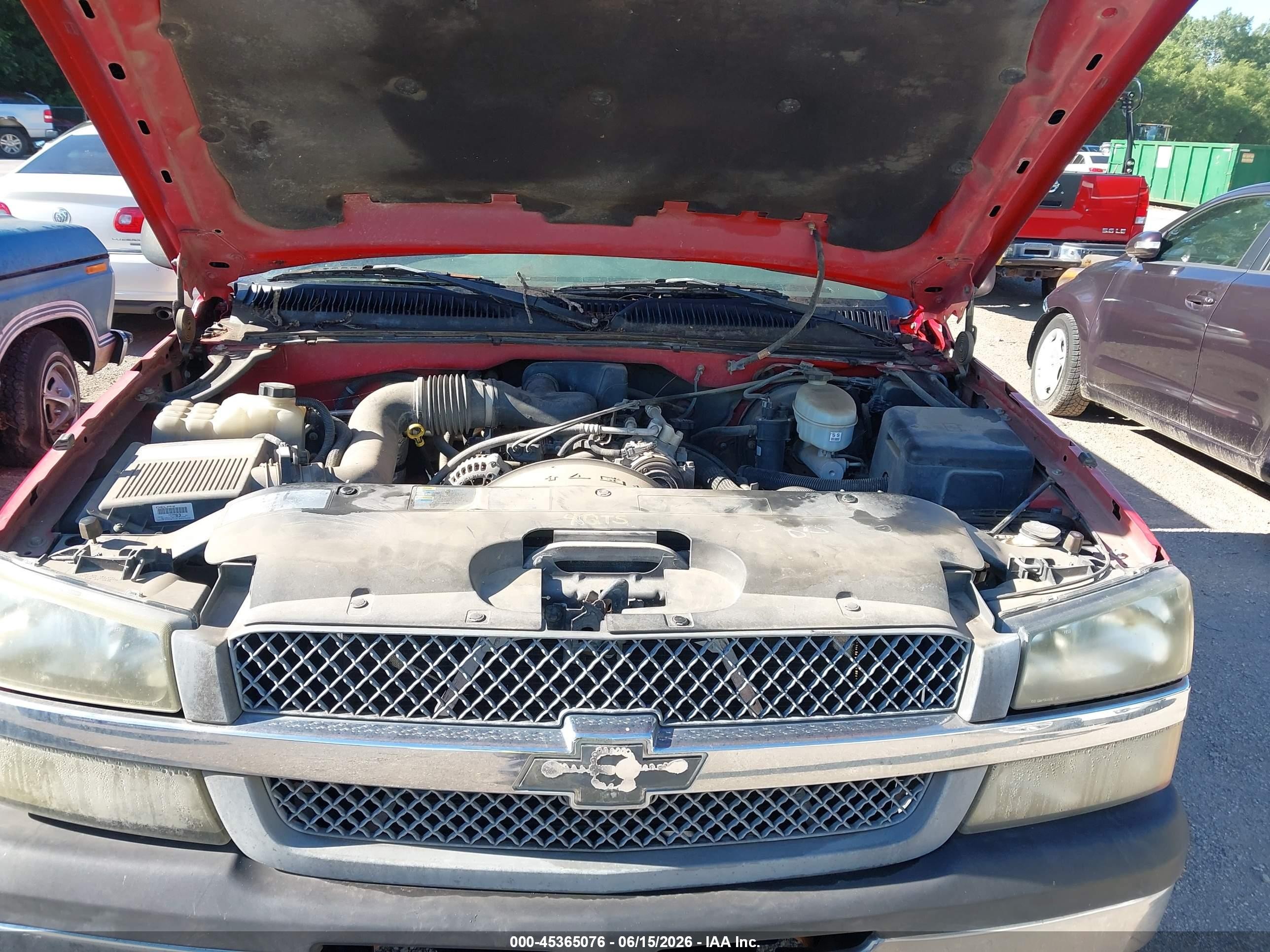 2003 Chevrolet Silverado 1500   Красный vin: 1GCEC14X63Z324130